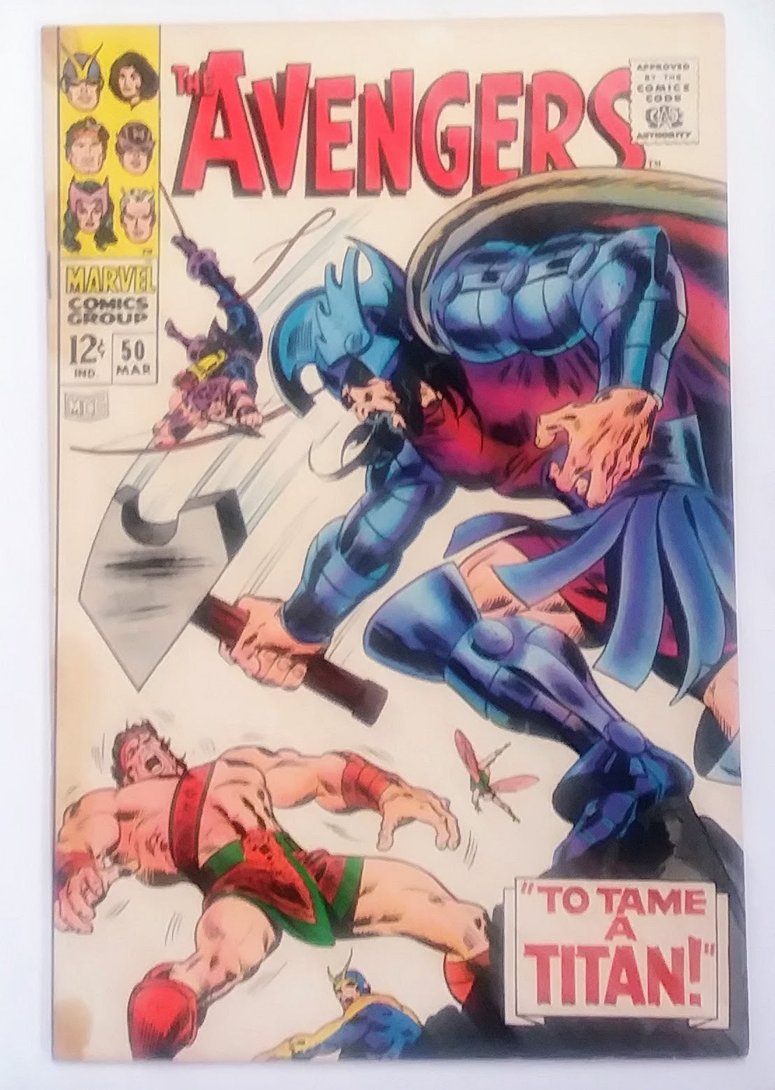 Avengers #050, Marvel Comics (March 1968, G/VG)