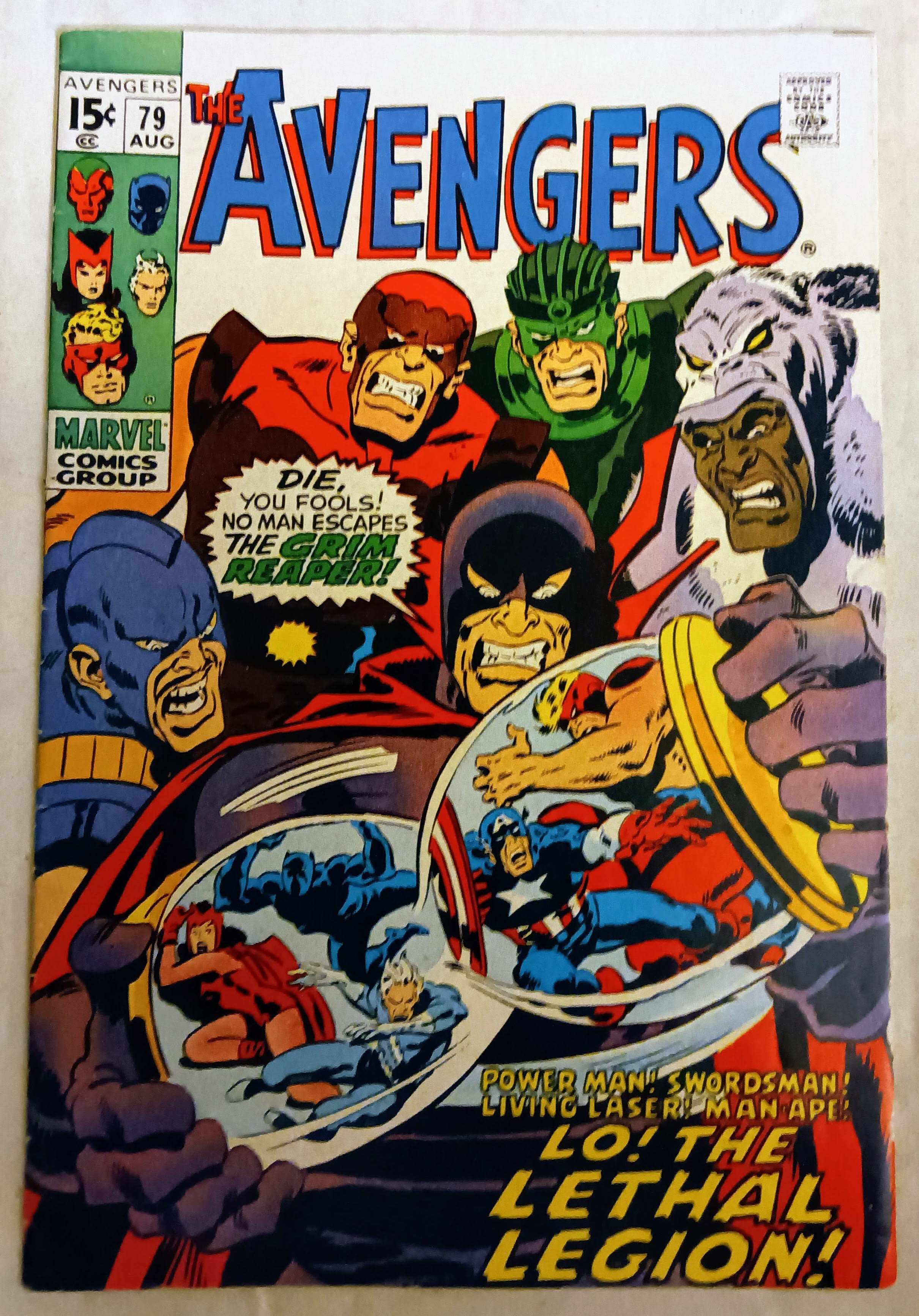 Avengers #079, Marvel Comics (August 1970, Good)