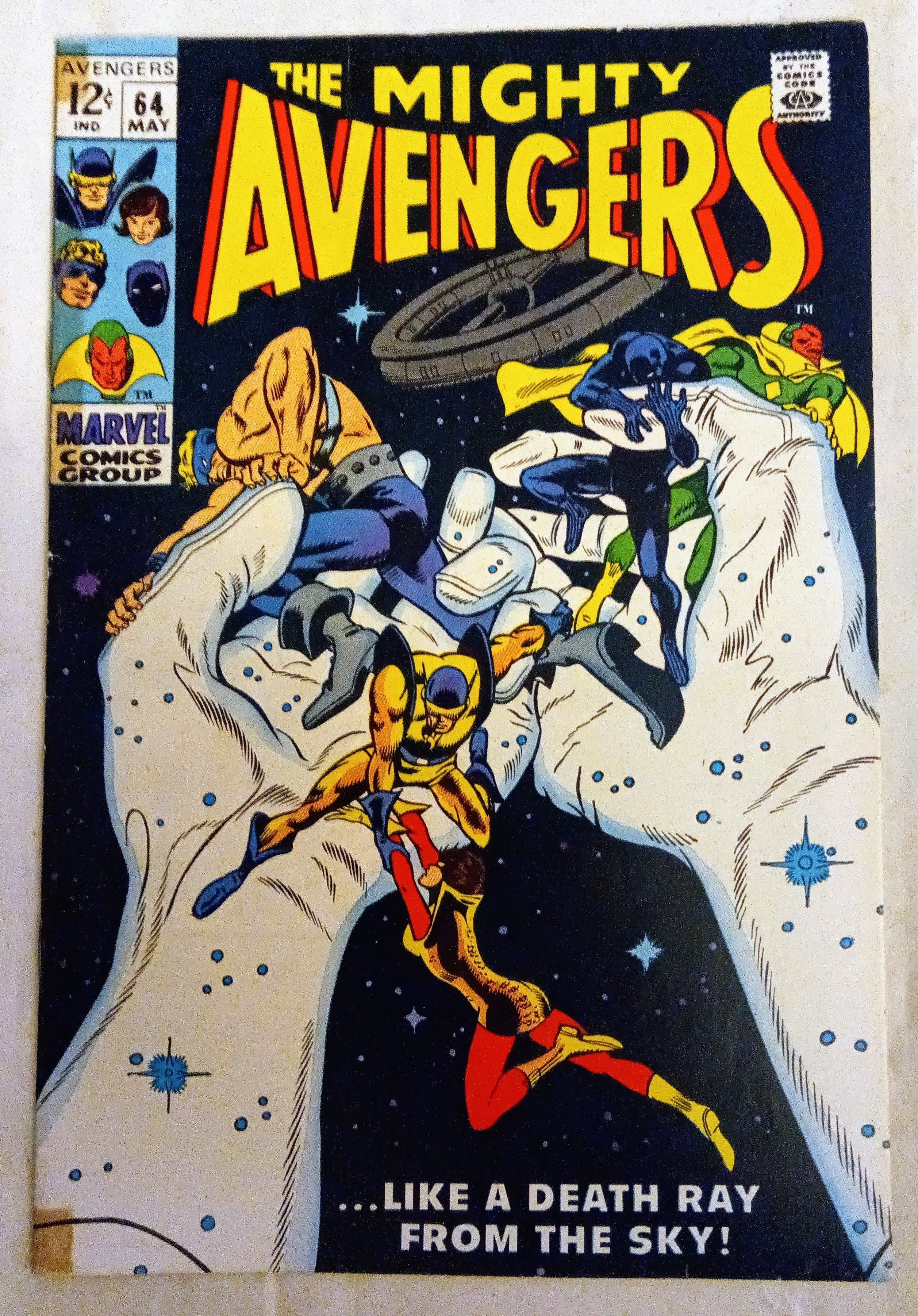 Avengers #064, Marvel Comics (May 1969, G/VG)