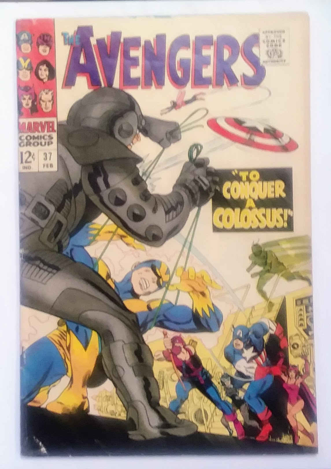 Avengers #037, Marvel Comics (February 1967, GD+)