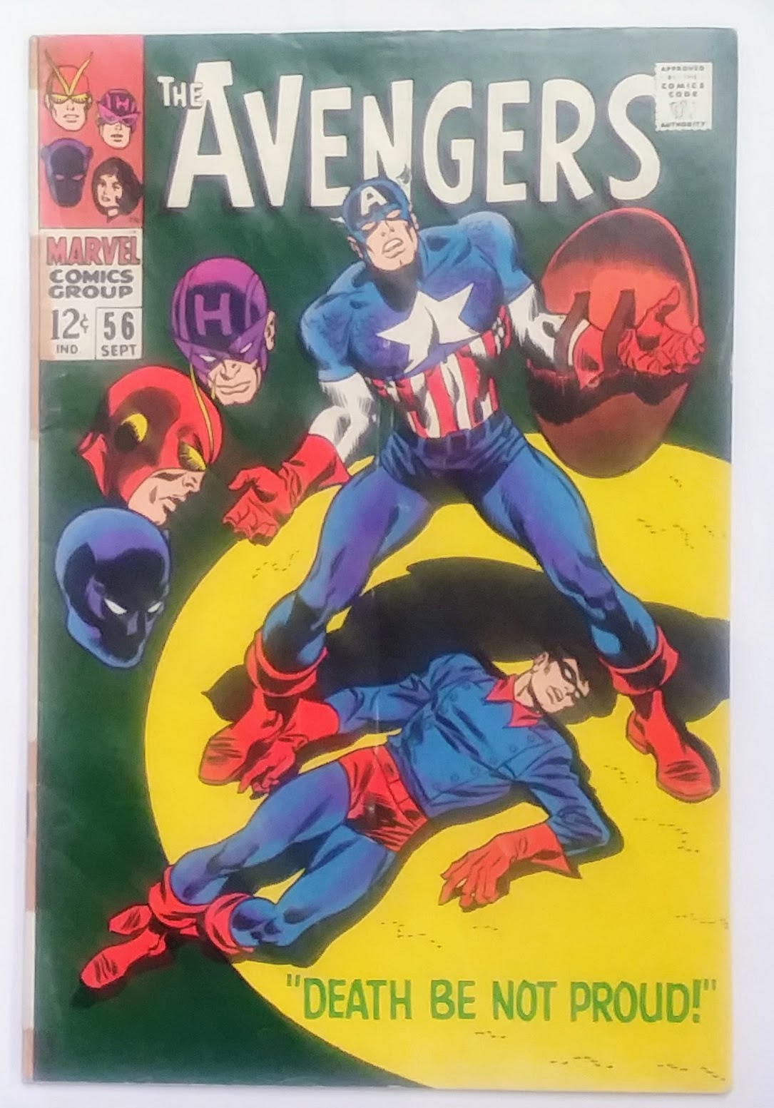 Avengers #056, Marvel Comics (September 1968, GD+)