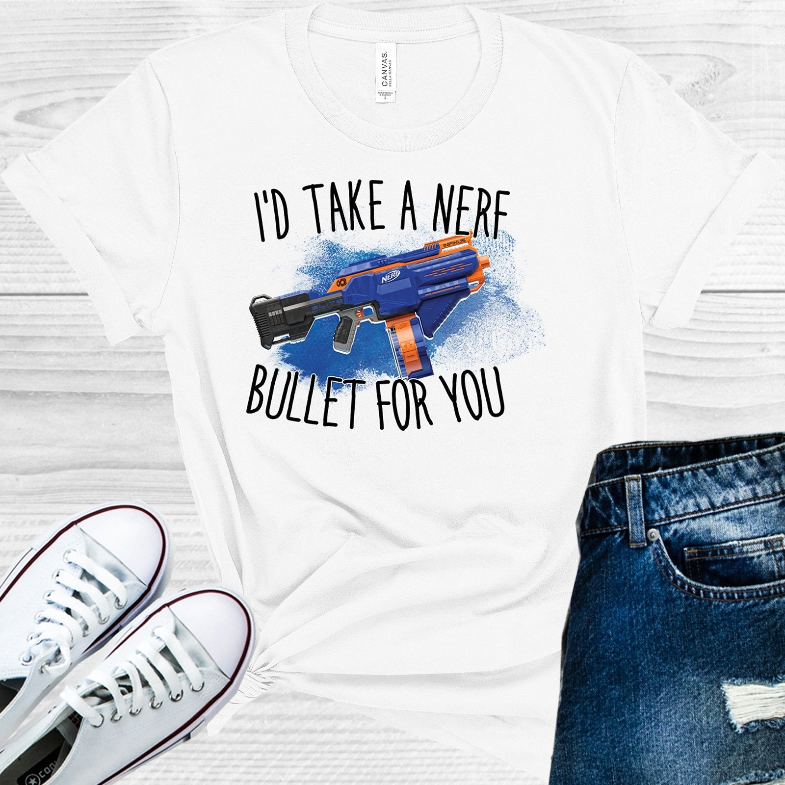 I&amp;#39;D TAKE A NERF BULLET FOR YOU GRAPHIC TEE