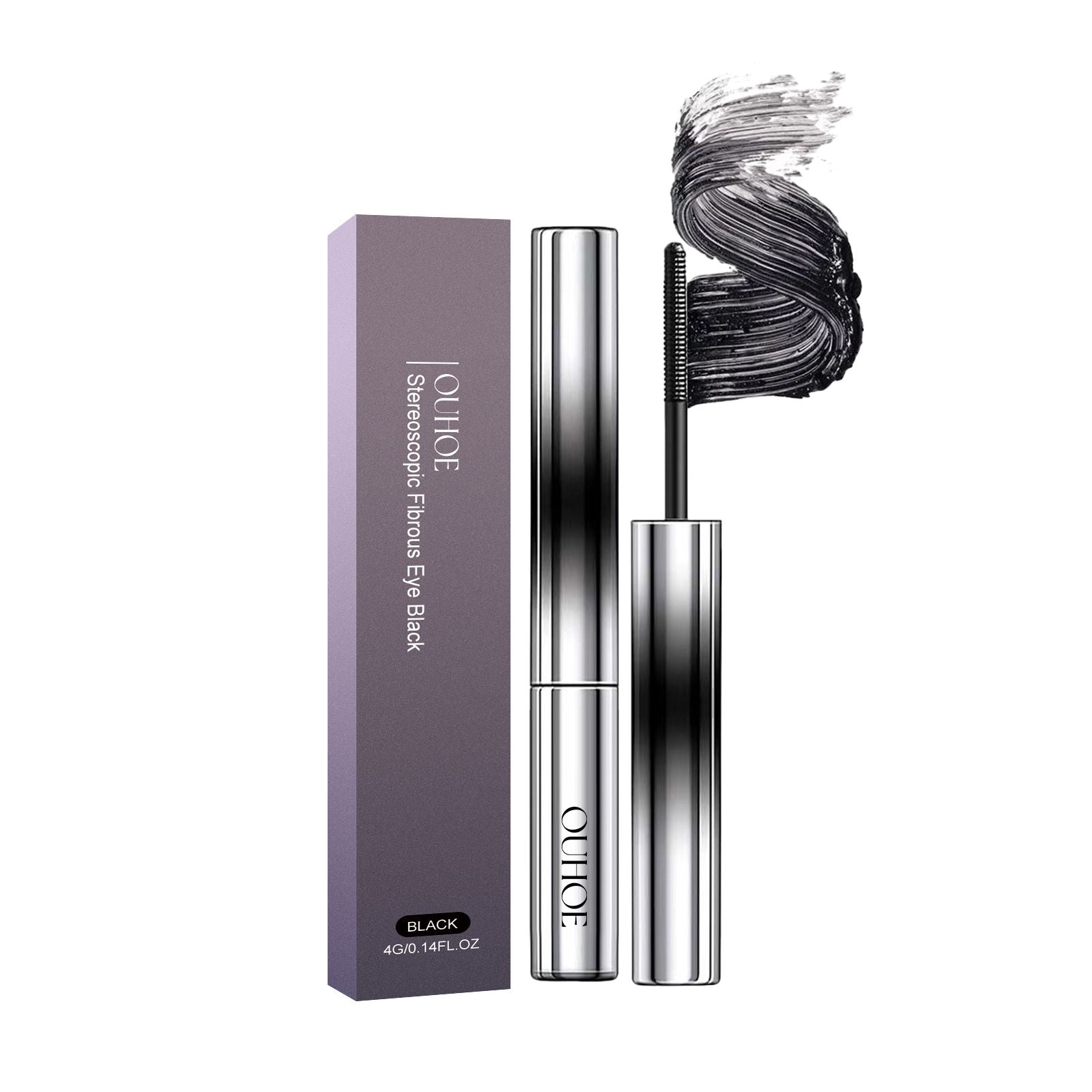OUHOE Volume Mascara Volume, Curl, Waterproof, Lengthen, Volume, Curl, Hold &amp;amp; Smudge Mascara