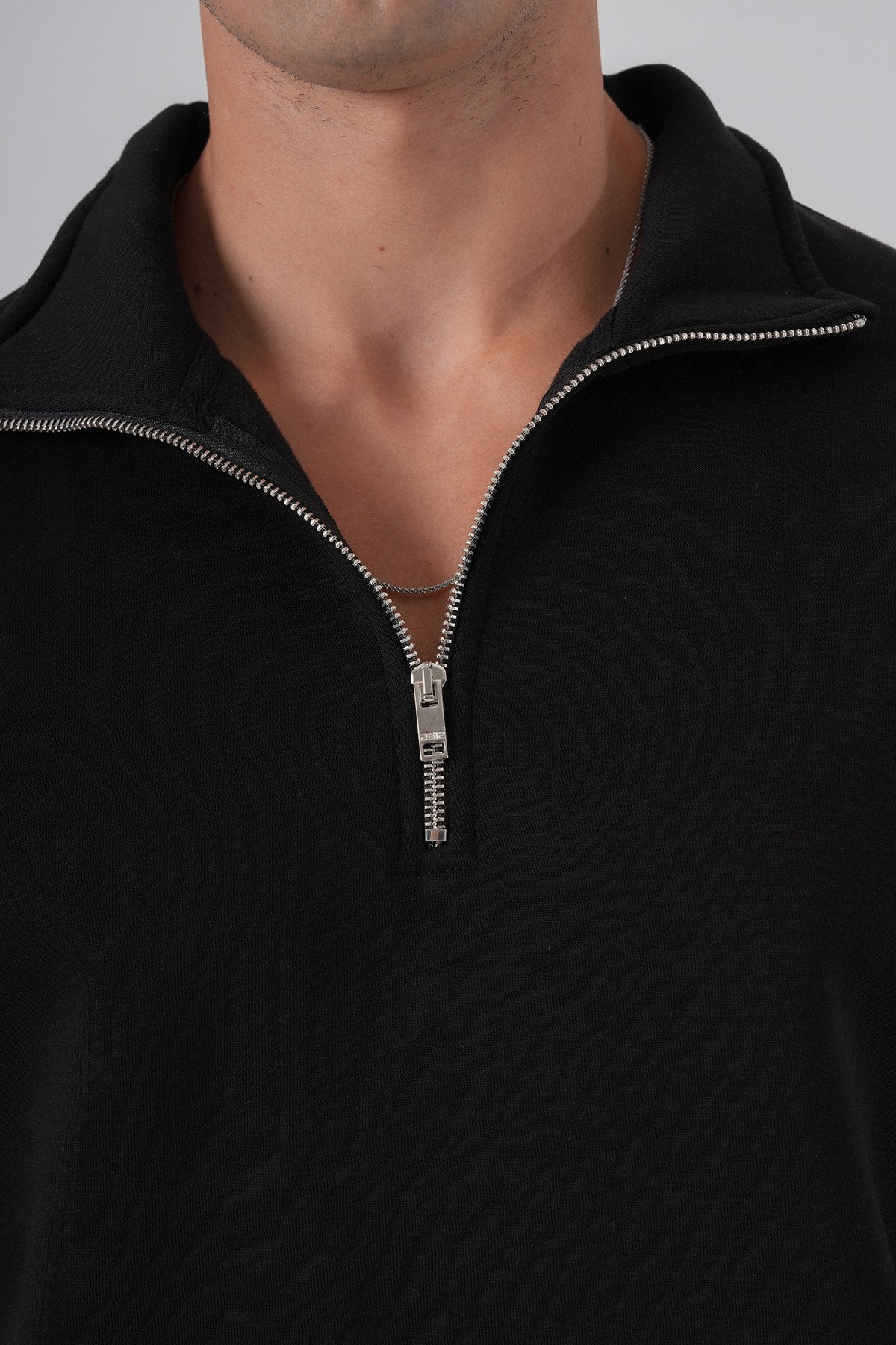 Unisex Oversize Half-Zip Sweatshirt &amp;amp; Baggy Sweatpants Set