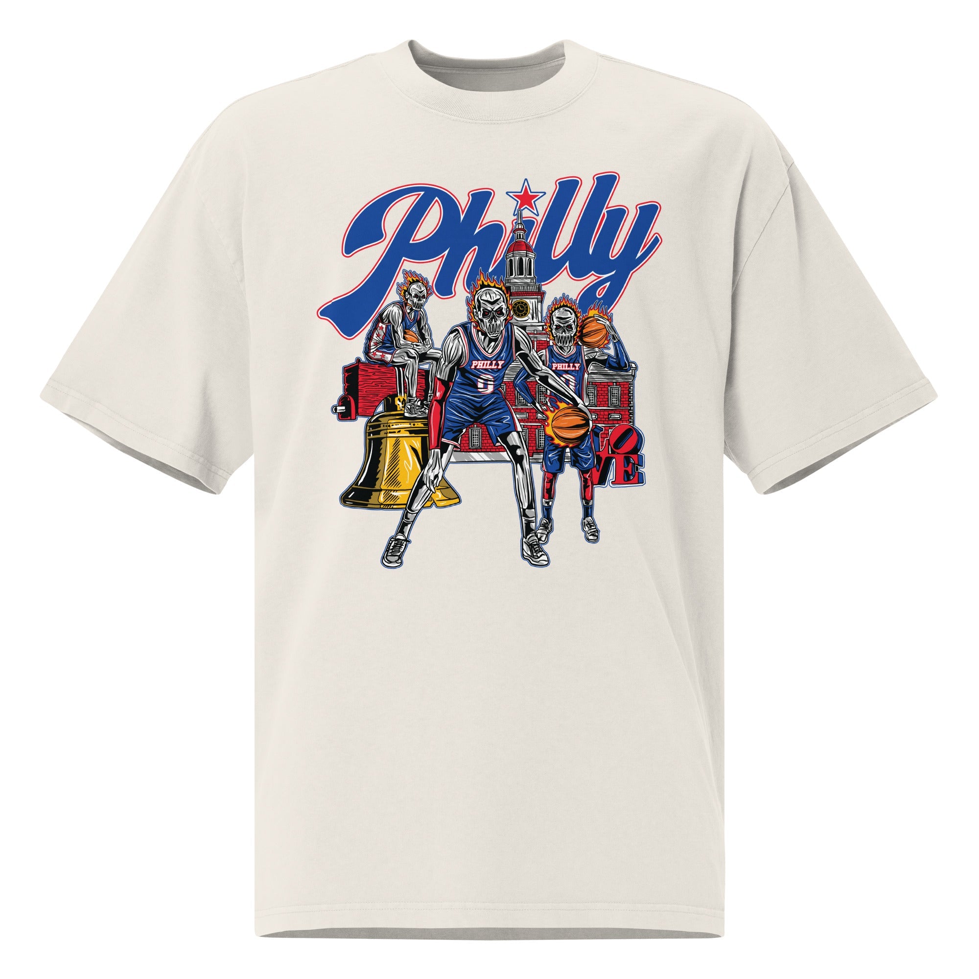 Philly City &amp;quot;Staple&amp;quot; White T-Shirt