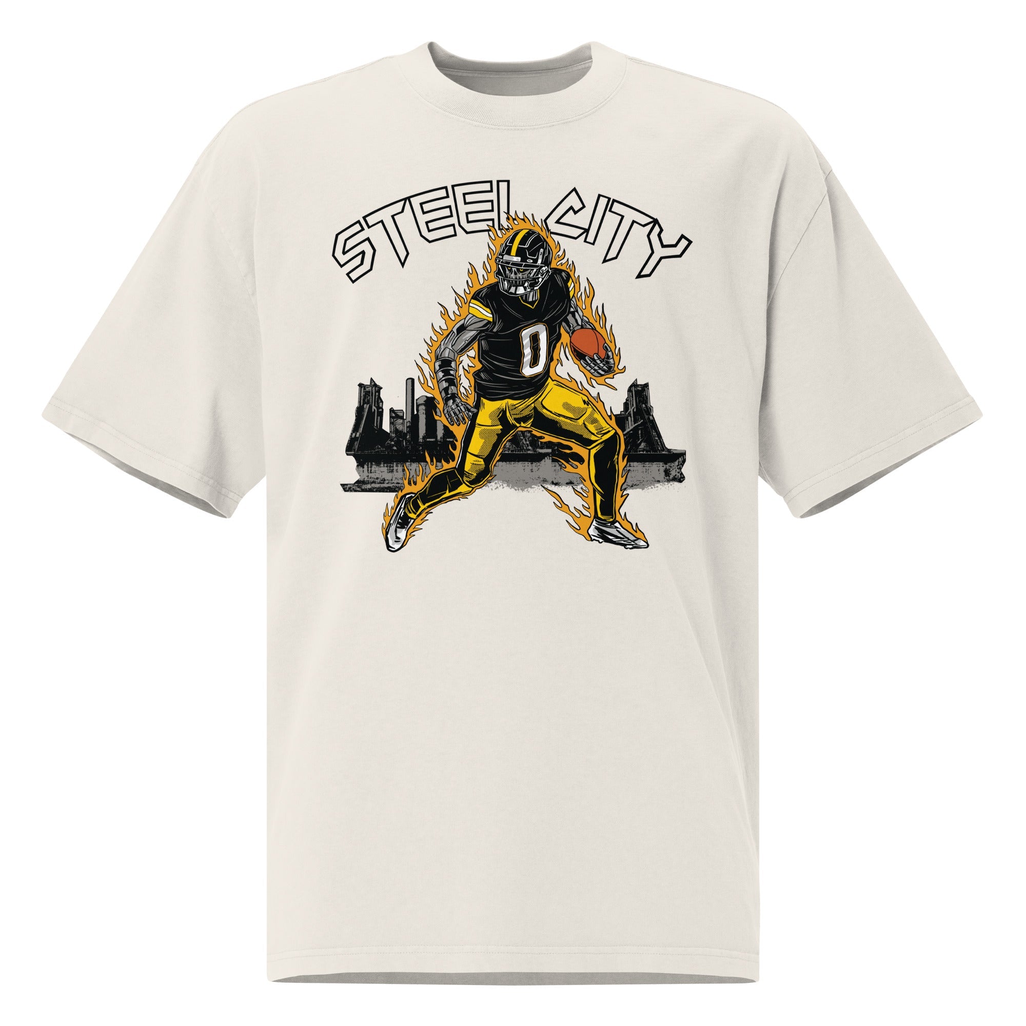 Pittsburgh City &amp;quot;Staple&amp;quot; White T-Shirt