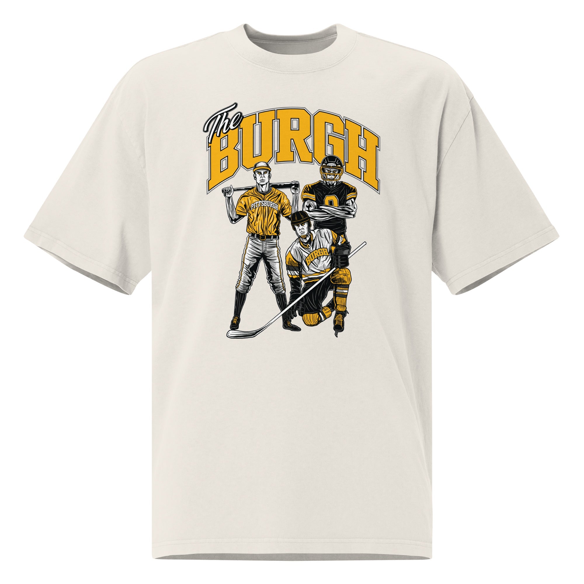 Pittsburgh &amp;quot;Hometown Heroes&amp;quot; Oversized White T-Shirt