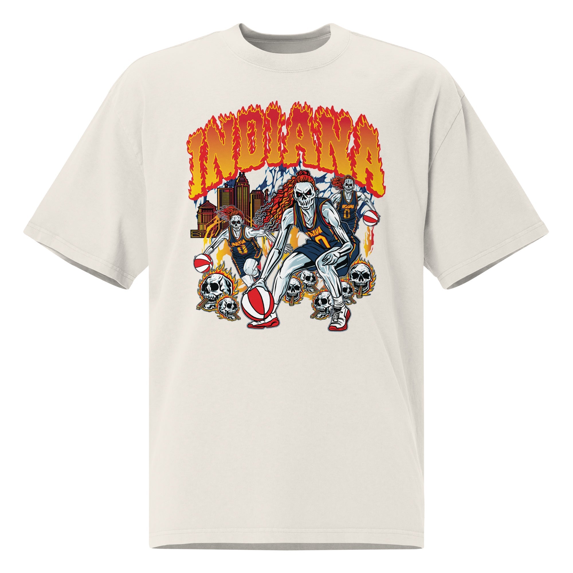 Indiana Fever &amp;quot;Staple&amp;quot; White T-Shirt