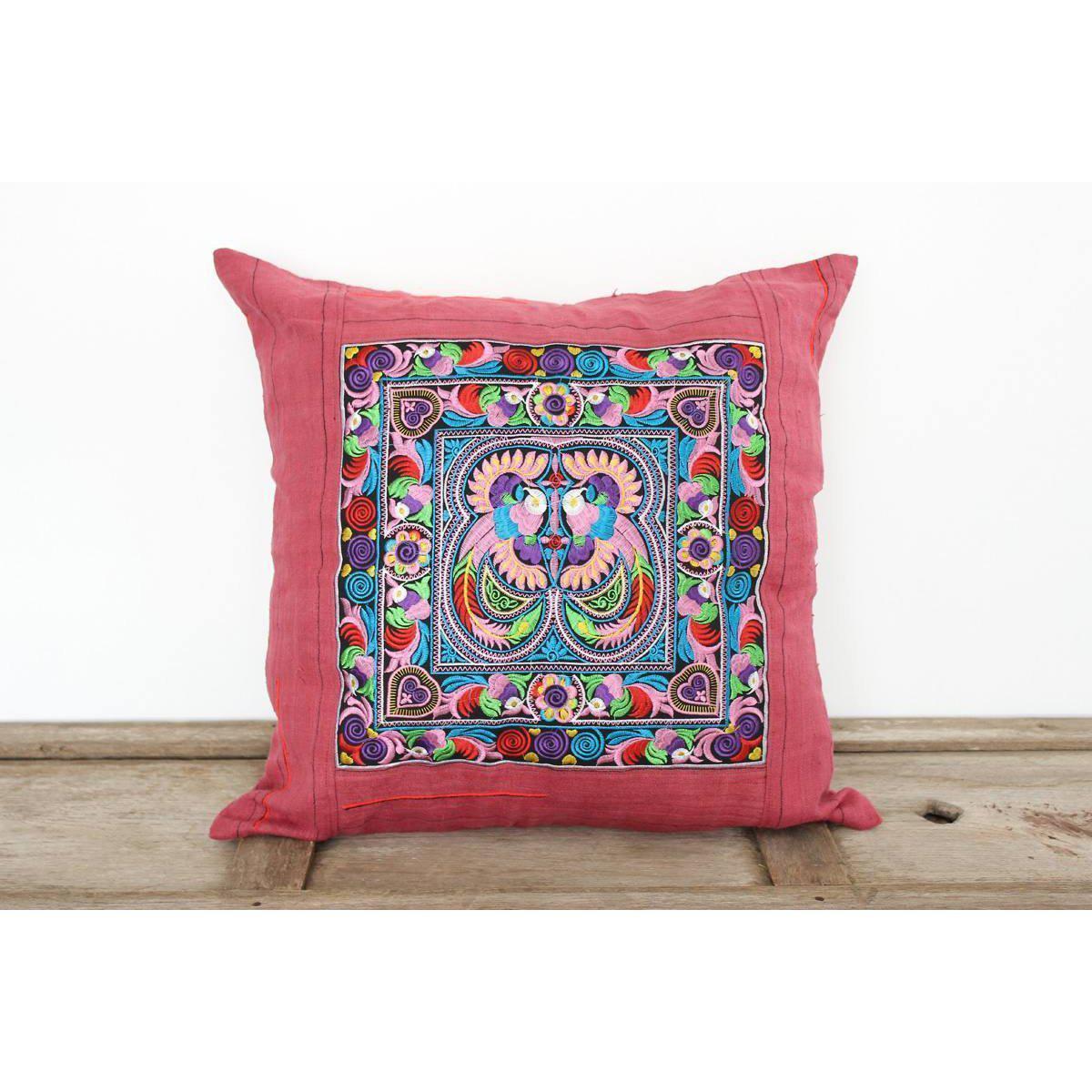 Oversized Sunan Embroidered Pillow Cover - Thailand