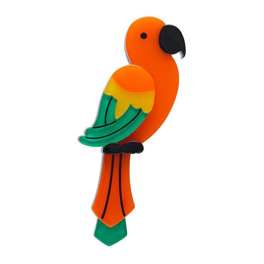 Pancha&amp;#39;s Parrot Brooch by Erstwilder