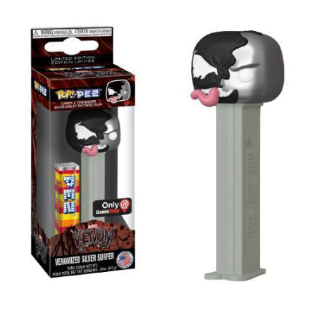 POP PEZ VENOMIZED SILVER SURFER- GAMESTOP EXCLUSIVE