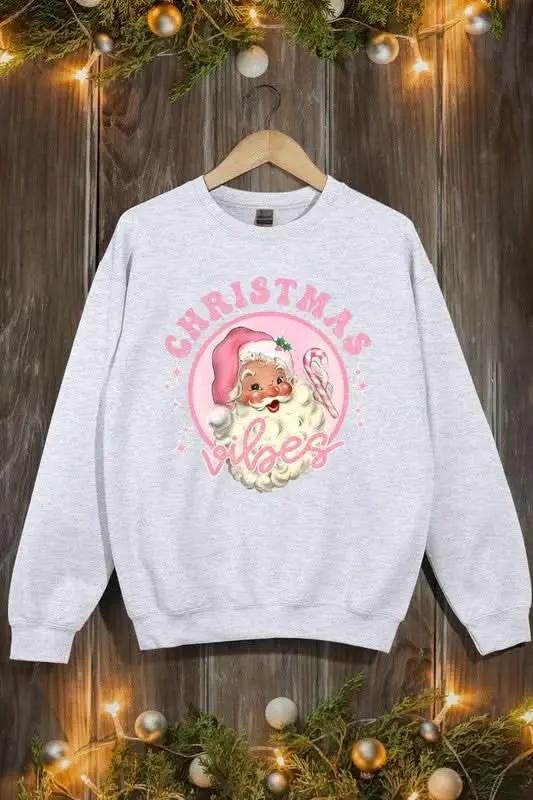 Color Bear Pink Graphic Sweatshirt Women&amp;#39;s Christmas Fleece Pullover - Cozy &amp;amp; Cute