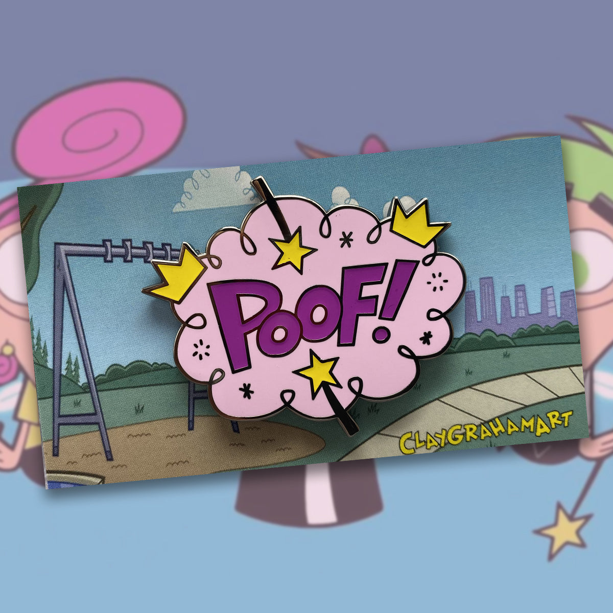 Fairly Odd Magic 2&amp;quot; Hard Enamel Pin