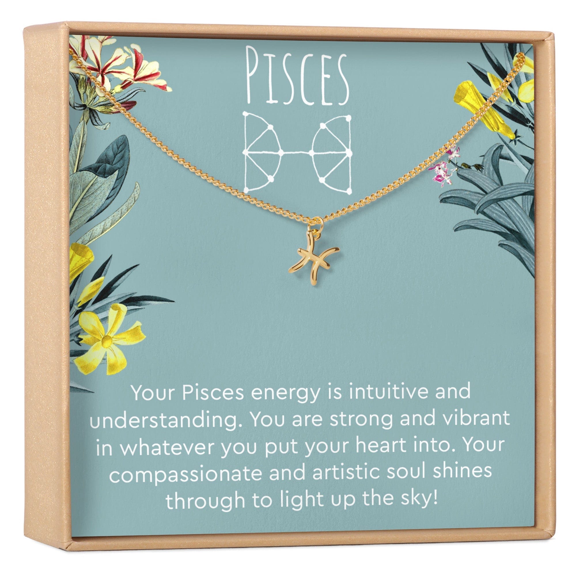 PISCES ZODIAC GIFT NECKLACE
