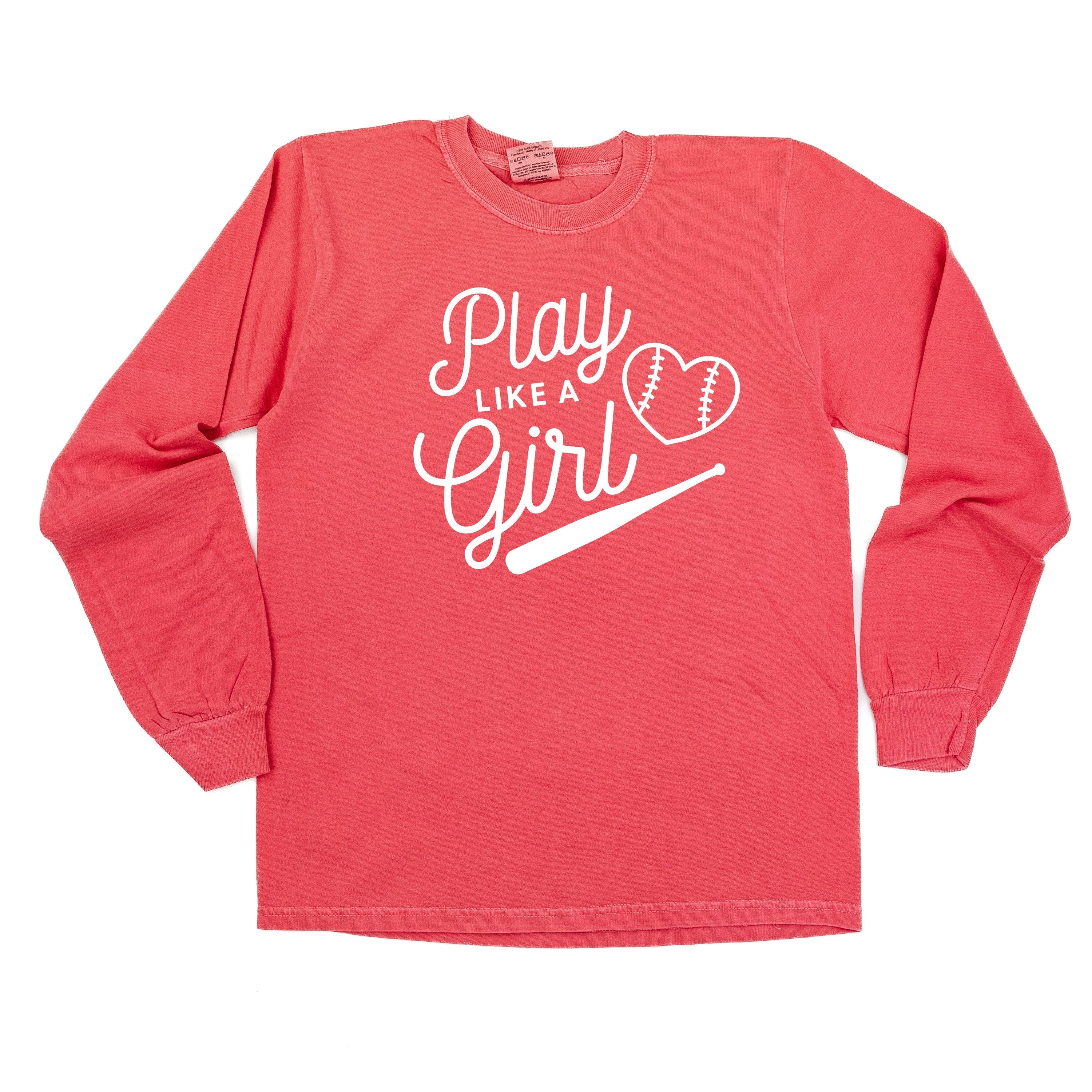 Play Like A Girl - LONG SLEEVE Comfort Colors Tee