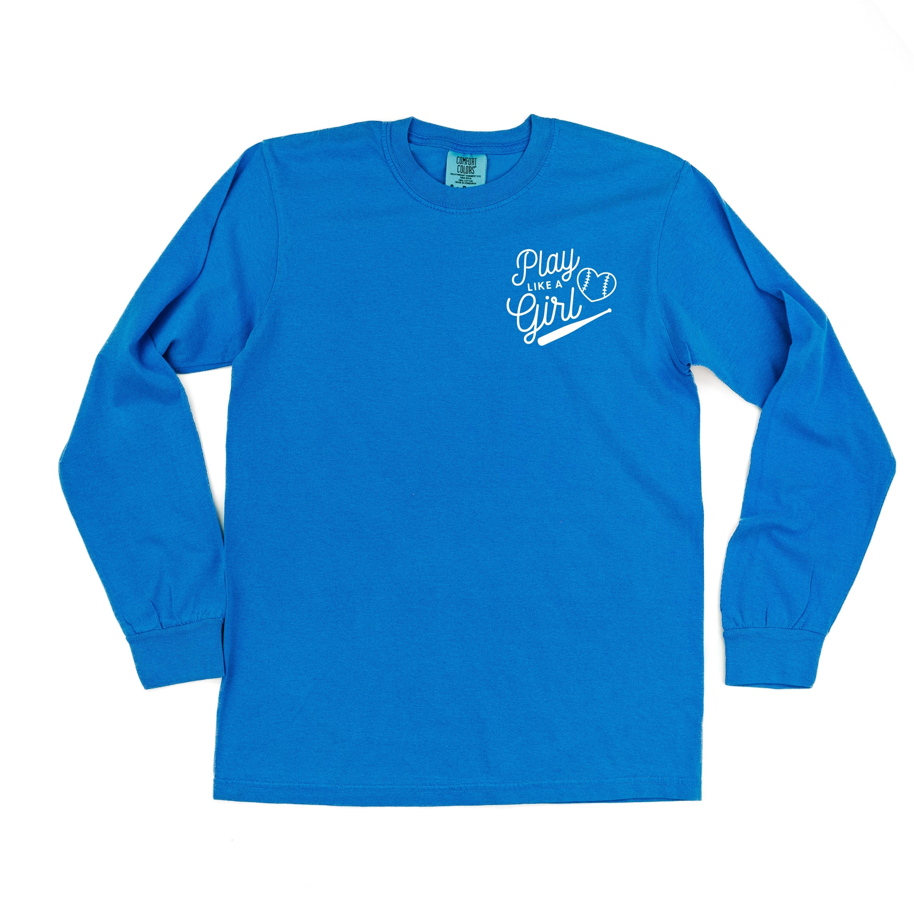 Play Like A Girl - LONG SLEEVE Comfort Colors Tee