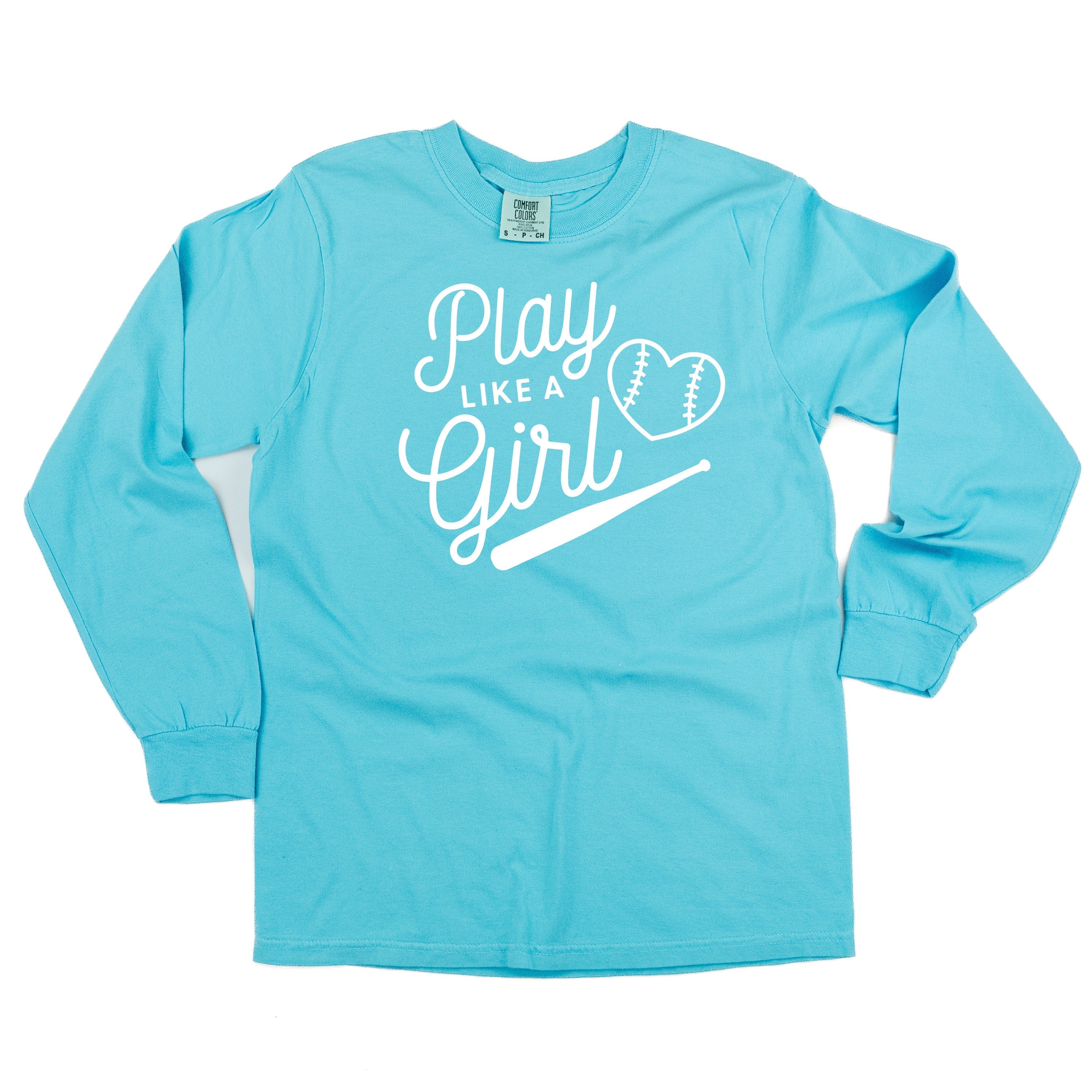 Play Like A Girl - LONG SLEEVE Comfort Colors Tee