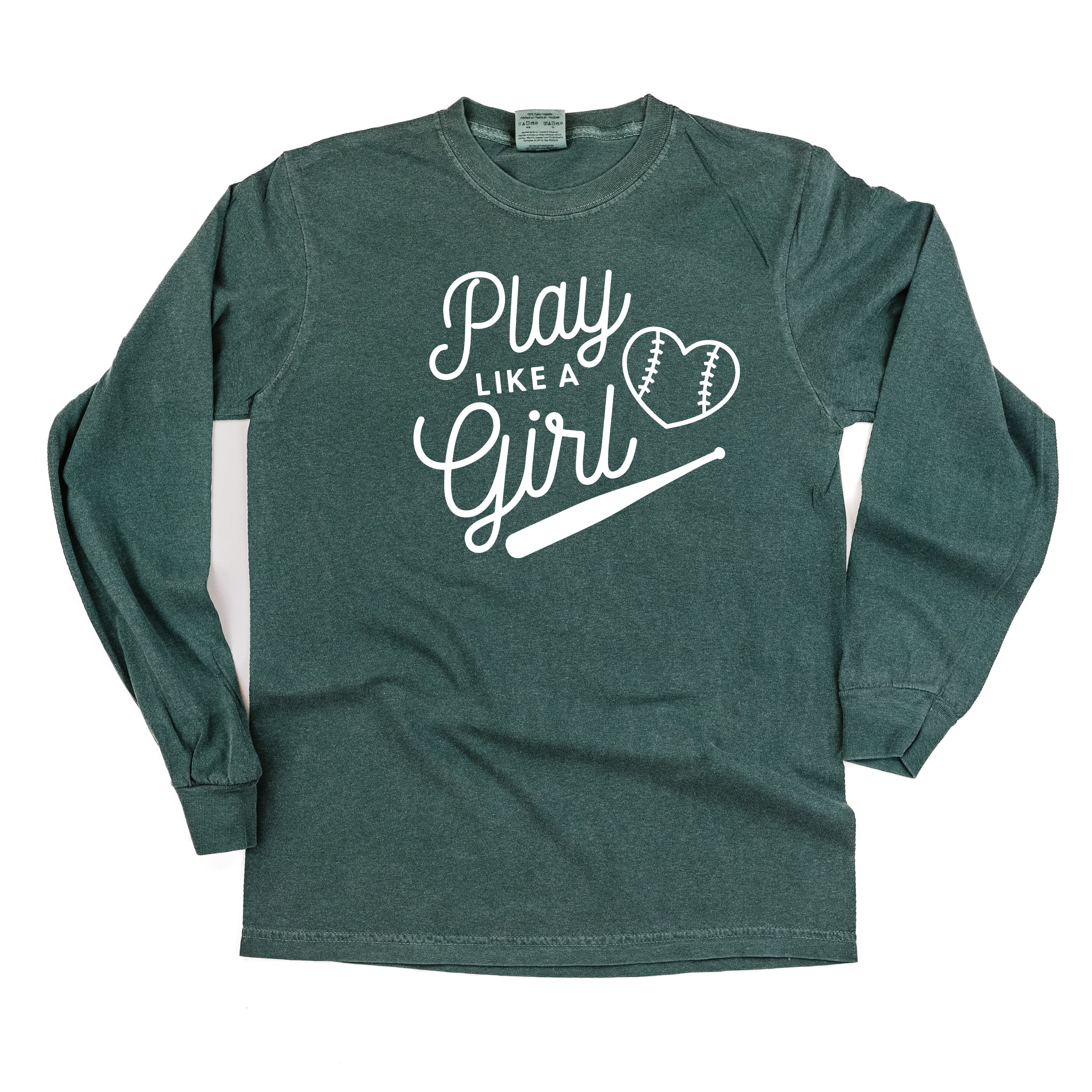 Play Like A Girl - LONG SLEEVE Comfort Colors Tee