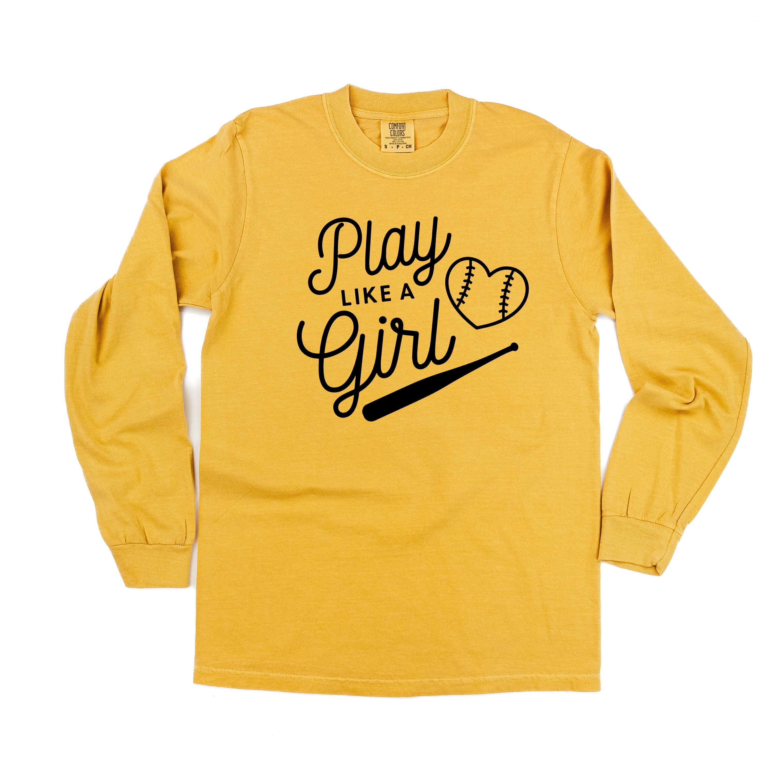 Play Like A Girl - LONG SLEEVE Comfort Colors Tee