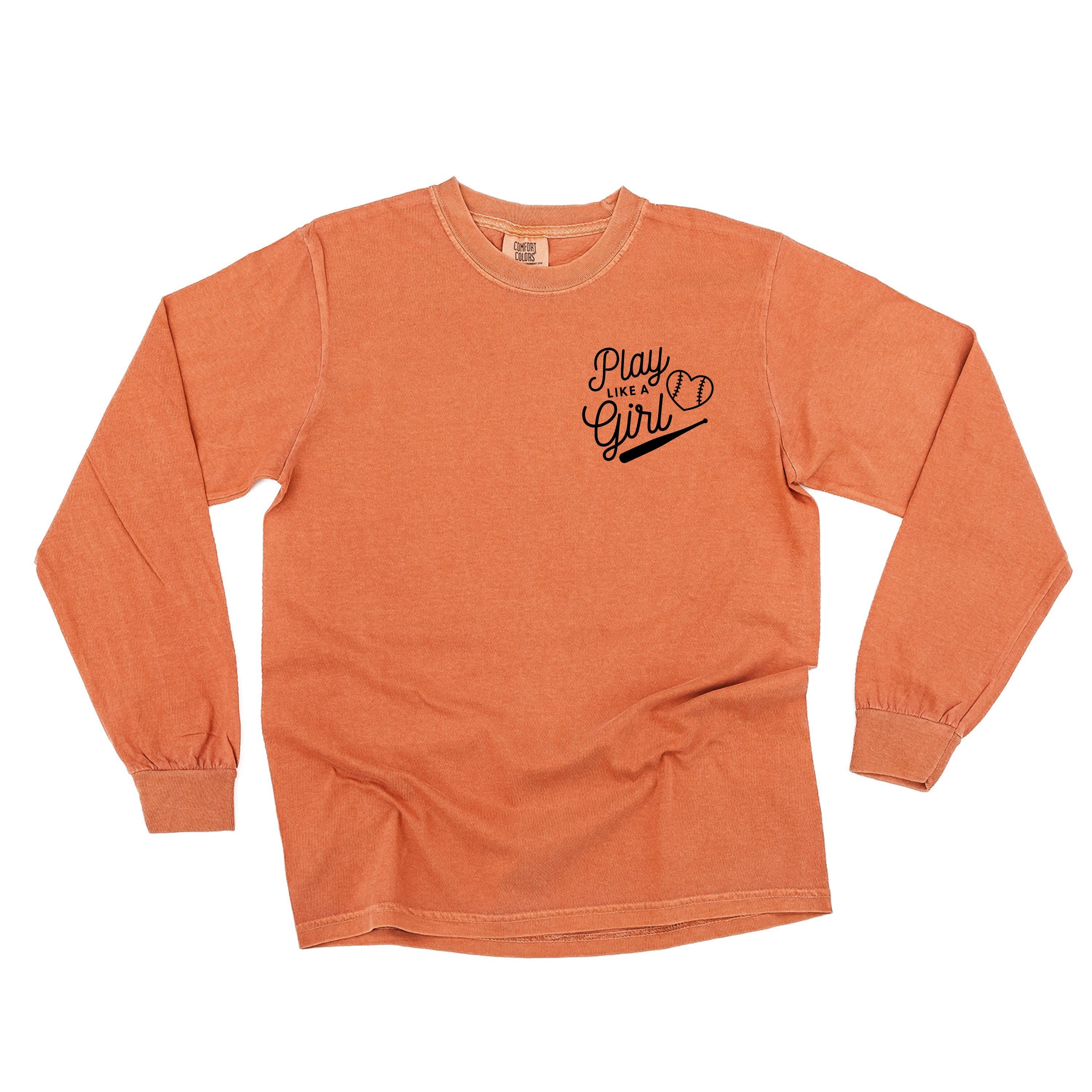 Play Like A Girl - LONG SLEEVE Comfort Colors Tee