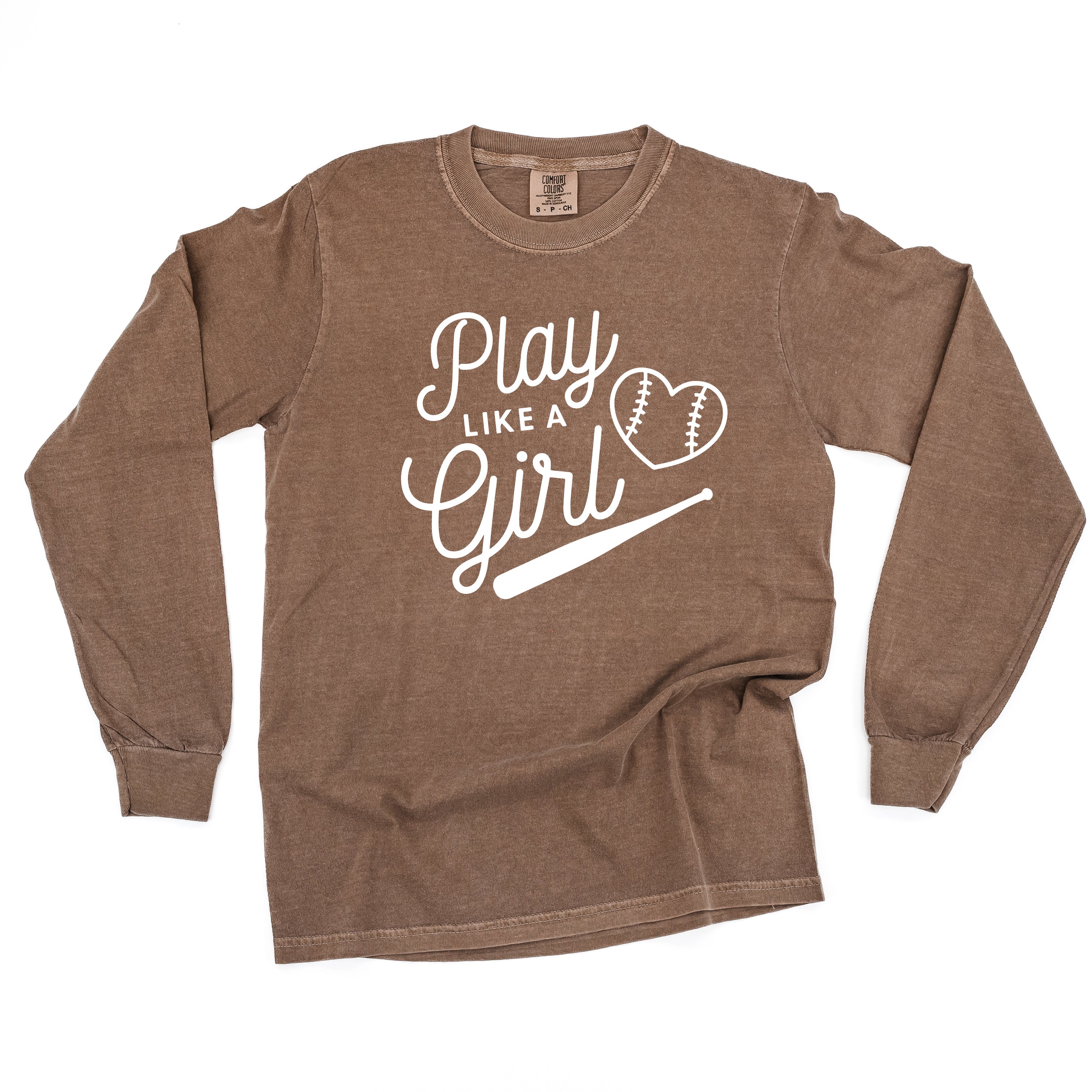 Play Like A Girl - LONG SLEEVE Comfort Colors Tee