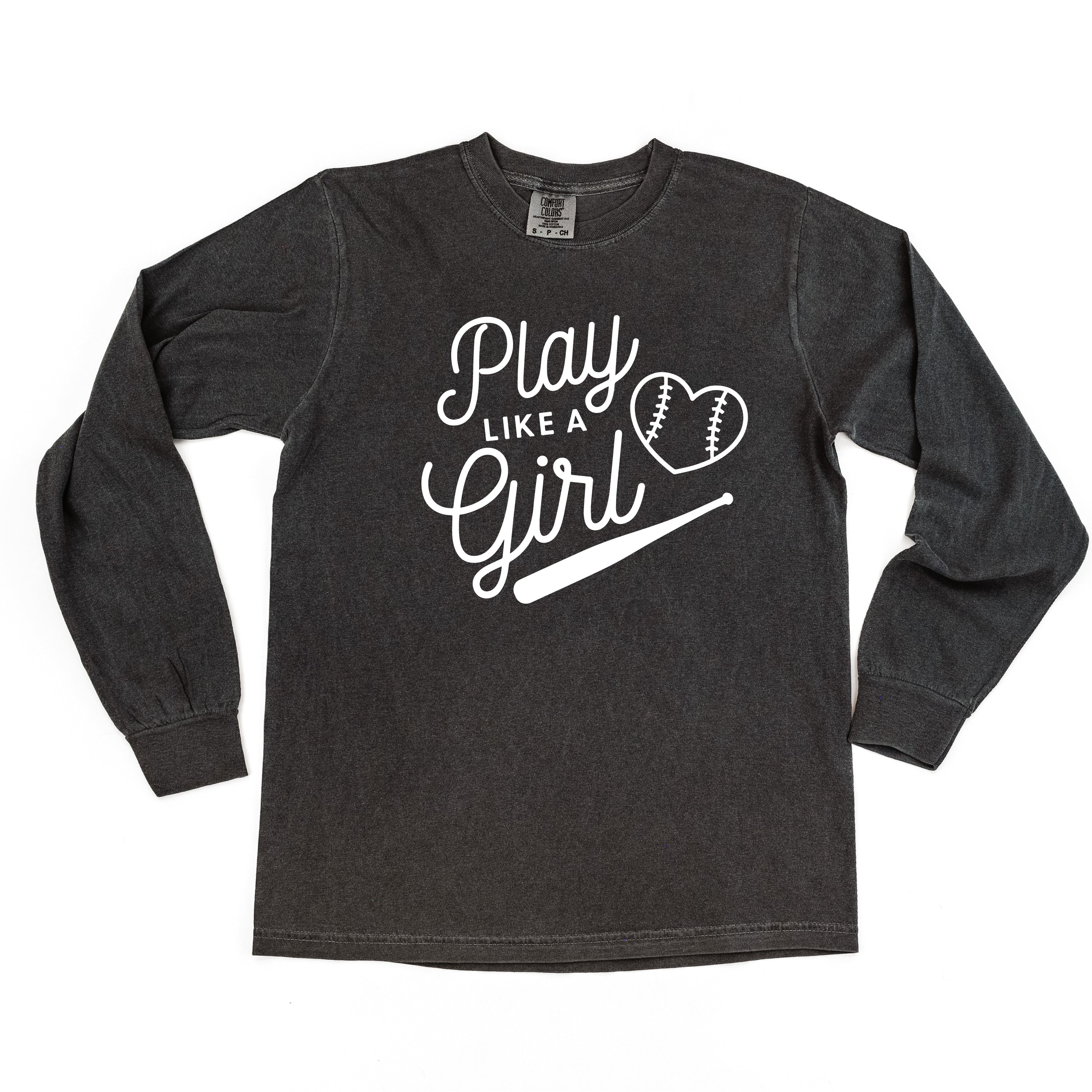 Play Like A Girl - LONG SLEEVE Comfort Colors Tee