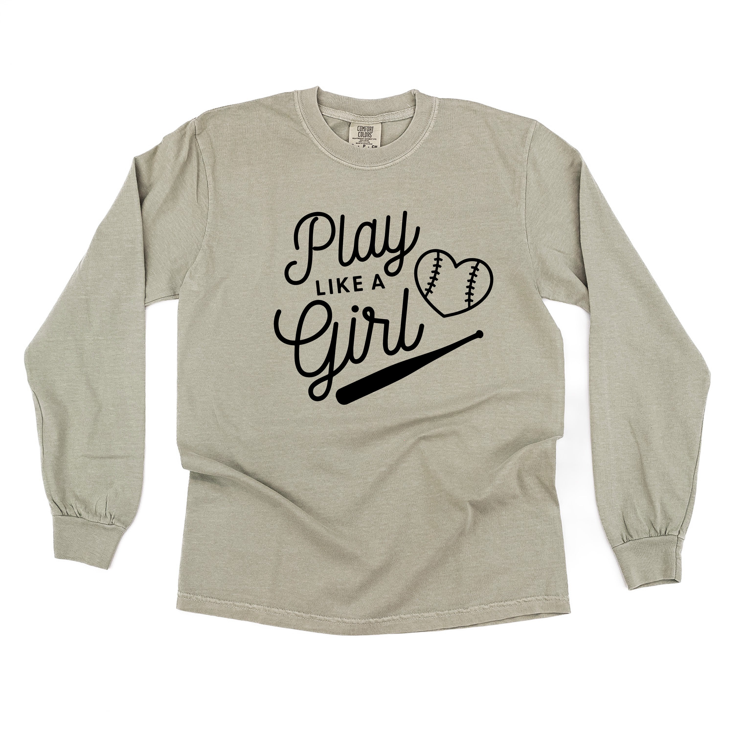 Play Like A Girl - LONG SLEEVE Comfort Colors Tee