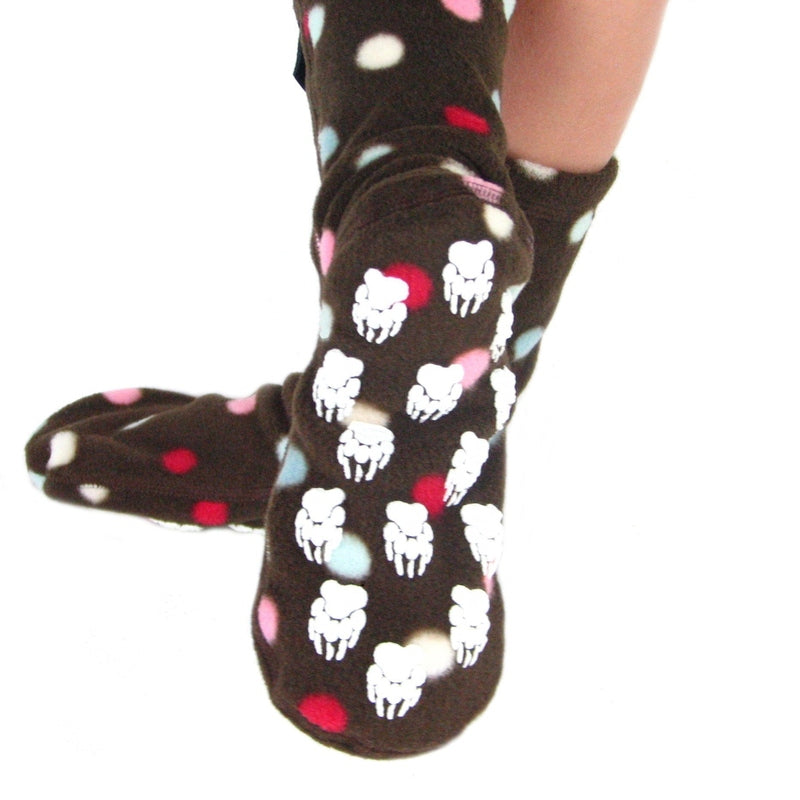 Kids&#39; Nonskid Fleece Socks - Smarties