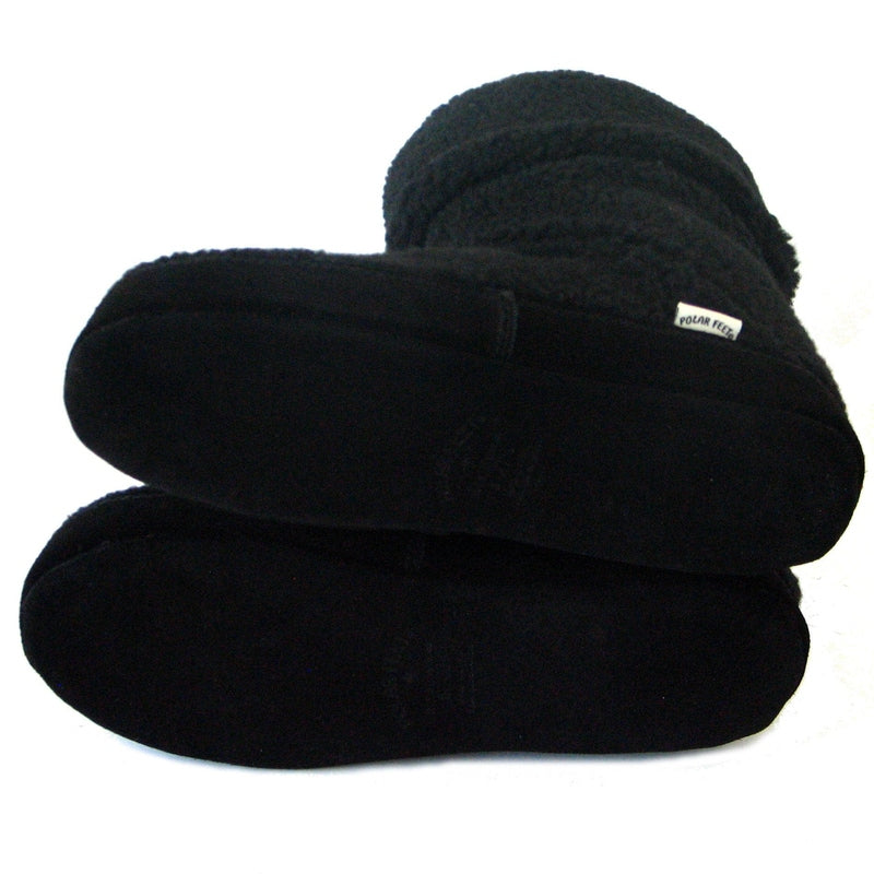 Polar Feet Women&#39;s Snugs - Black Berber