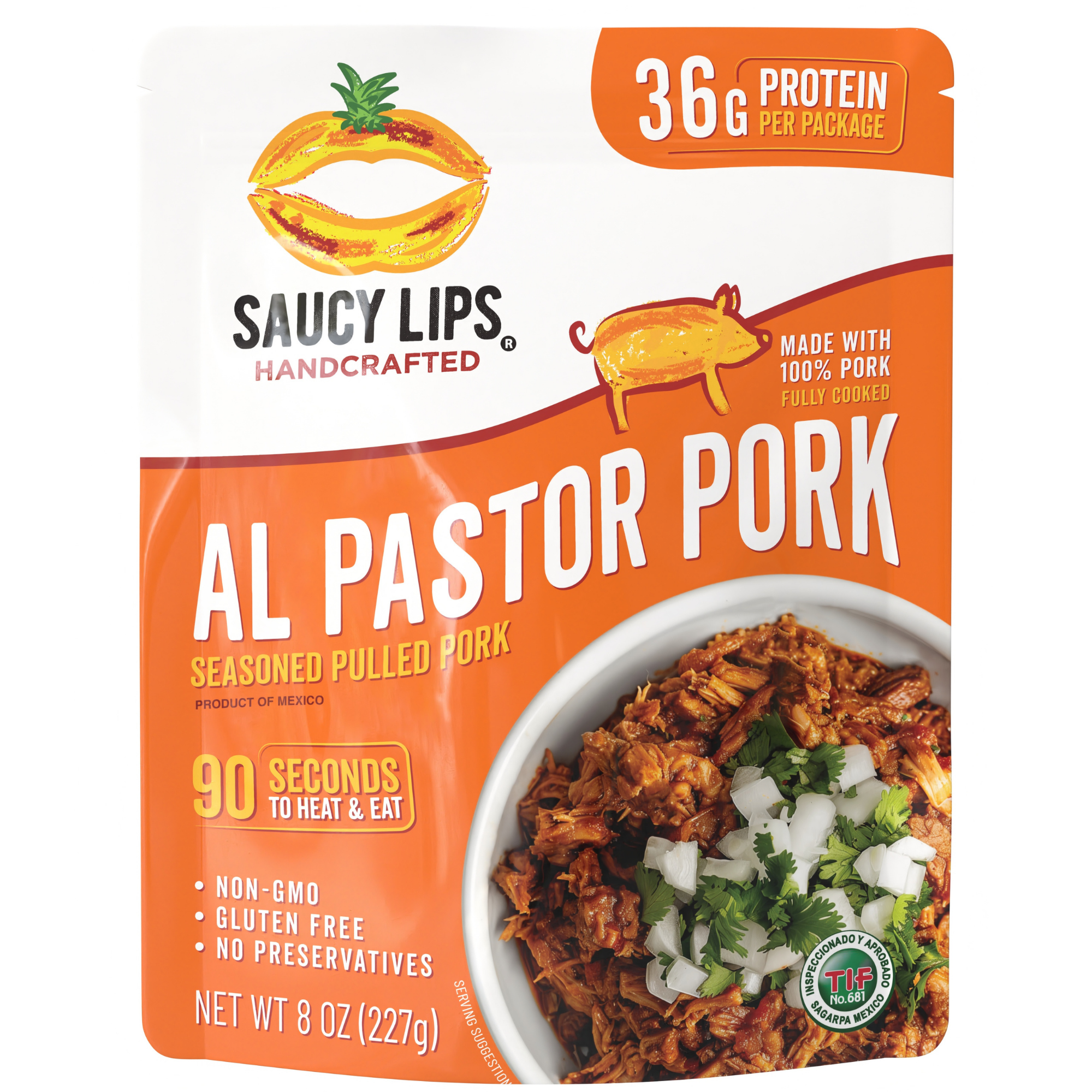 Al Pastor Pork – 36g Protein | Ready in 90 Seconds