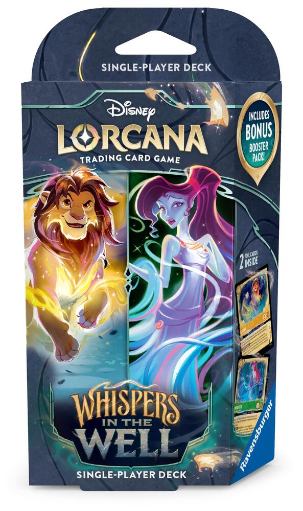 Preorder - Disney Lorcana: Whispers in the Well Starter Deck (Amber &amp;amp; Emerald)