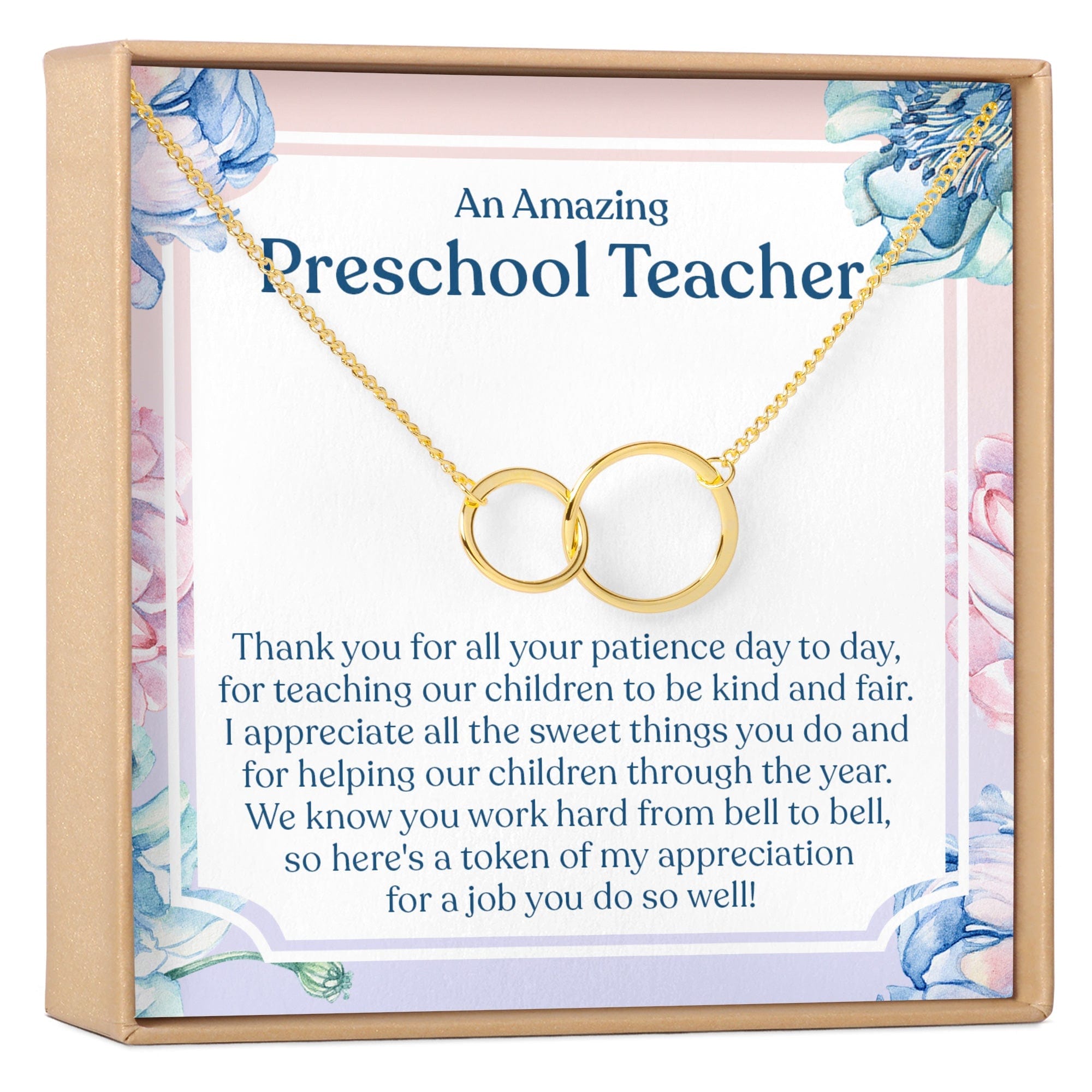 PRESCHOOL TEACHER NECKLACE, MULTIPLE STYLES JEWELRY