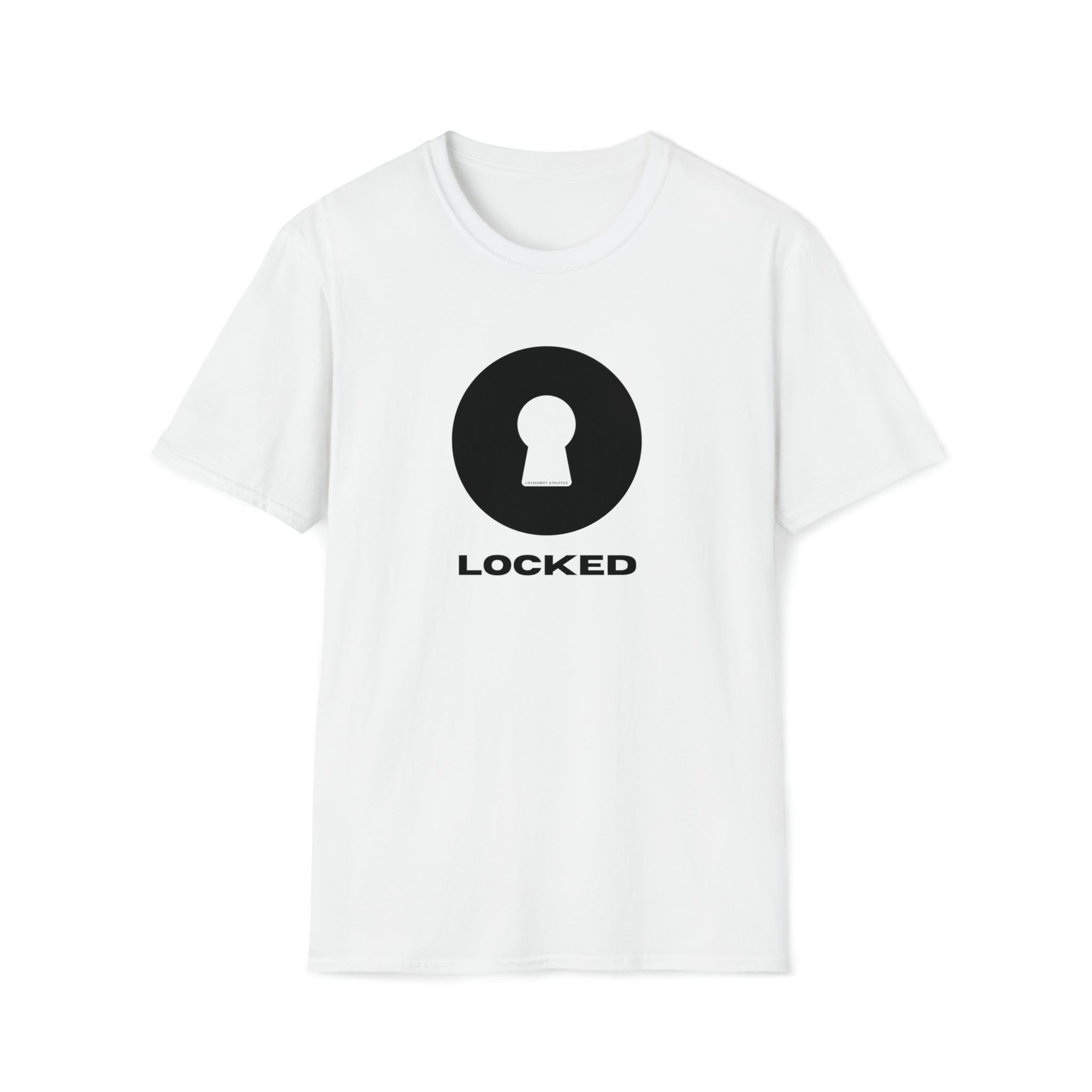 Boldly Locked - Lockedboy Athletics Chastity Tshirt