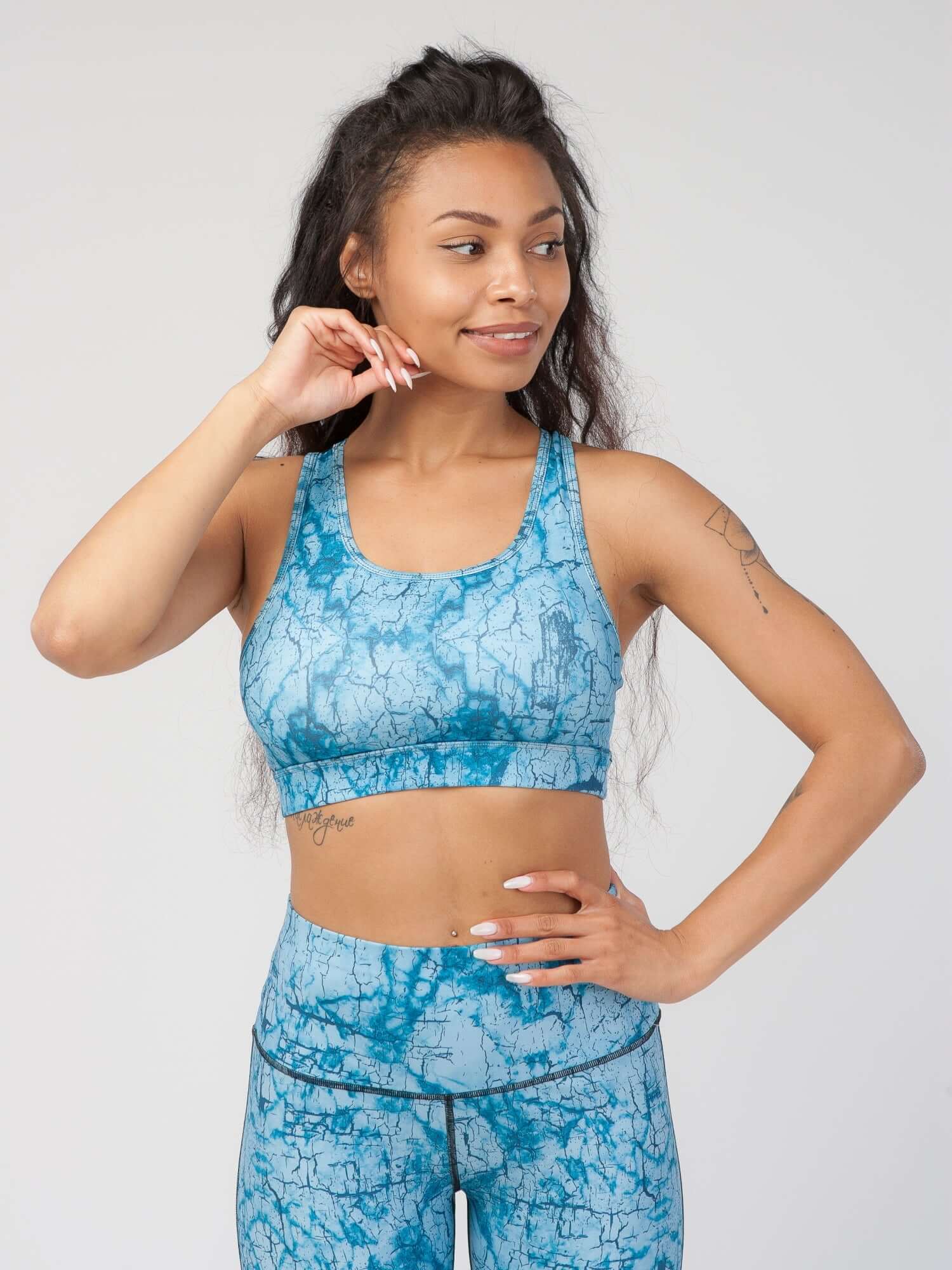 High Fashion Printed Sports Bra