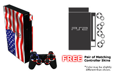 USA Flag - Sony PS2 Skin