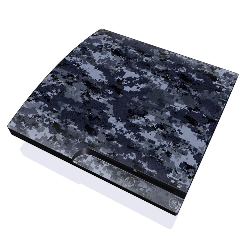 Digital Navy Camo - Sony PS3 Slim Skin