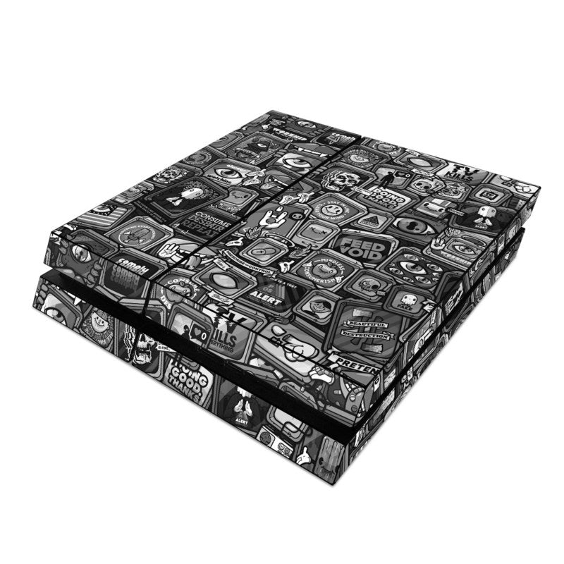 Distraction Tactic B&amp;amp;W - Sony PS4 Skin