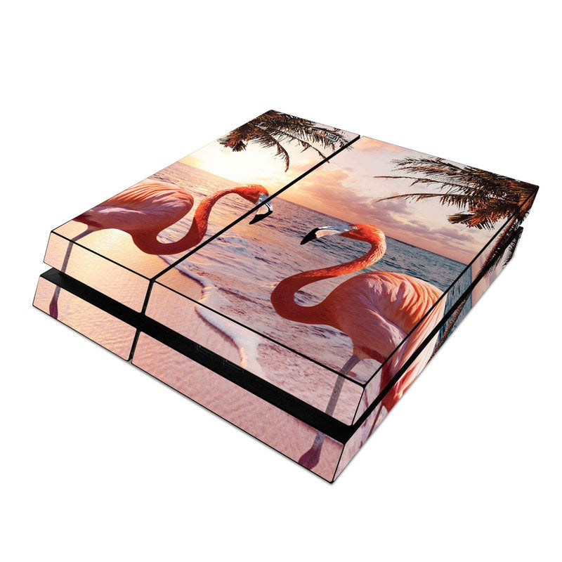 Flamingo Palm - Sony PS4 Skin
