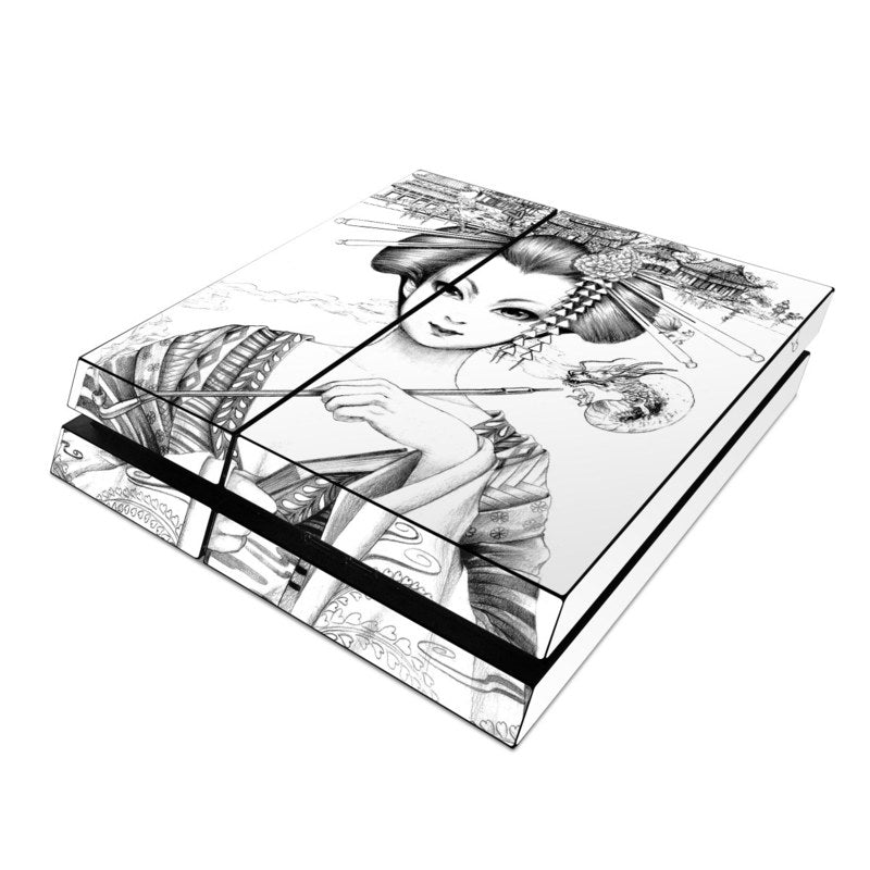 Geisha Sketch - Sony PS4 Skin