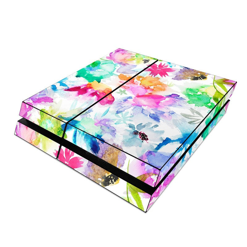 Watercolor Spring Memories - Sony PS4 Skin