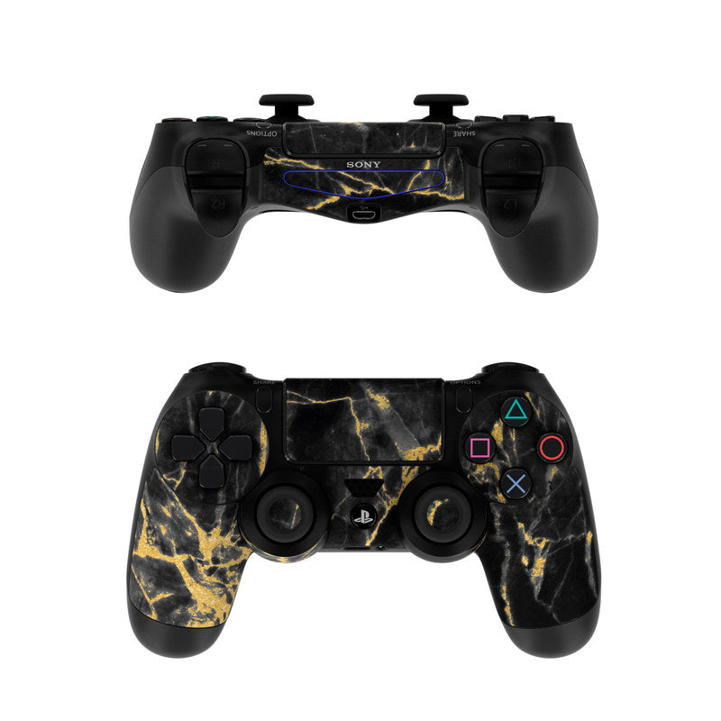 Black Gold Marble - Sony PS4 Controller Skin