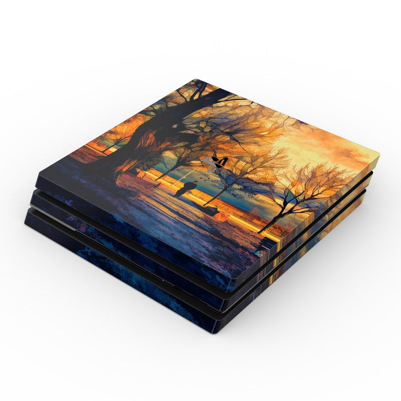 Man and Dog - Sony PS4 Pro Skin