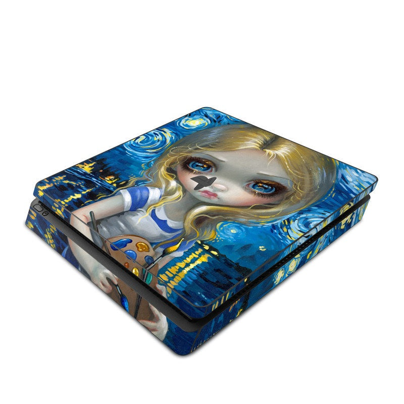 Alice in a Van Gogh - Sony PS4 Slim Skin