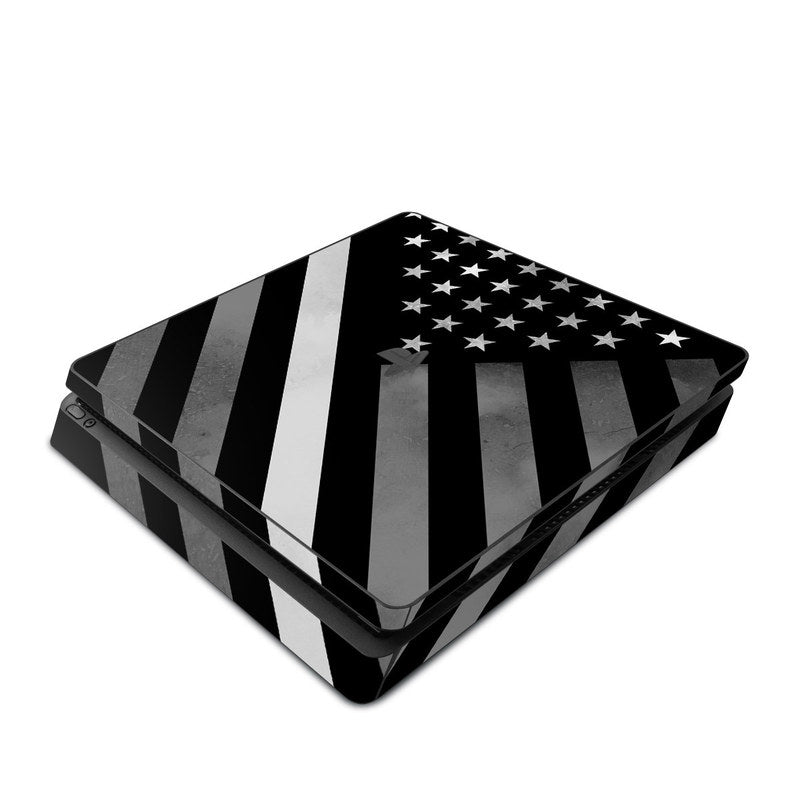 Thin White Line Hero - Sony PS4 Slim Skin