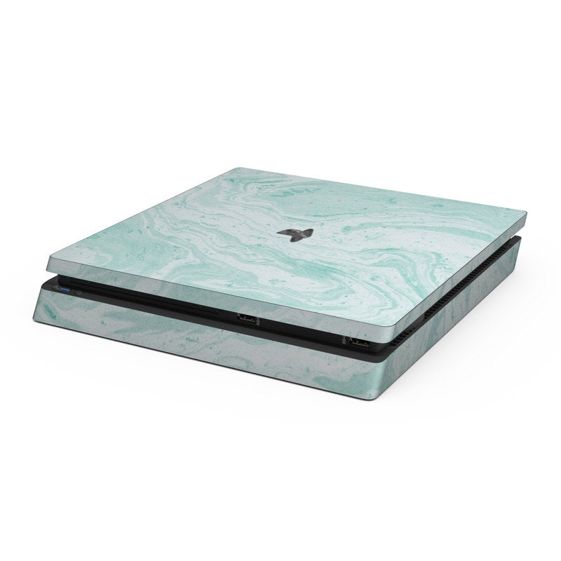 Winter Green Marble - Sony PS4 Slim Skin