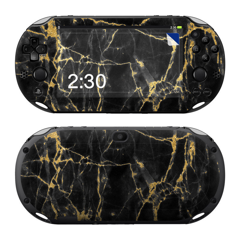 Black Gold Marble - Sony PS Vita 2000 Skin