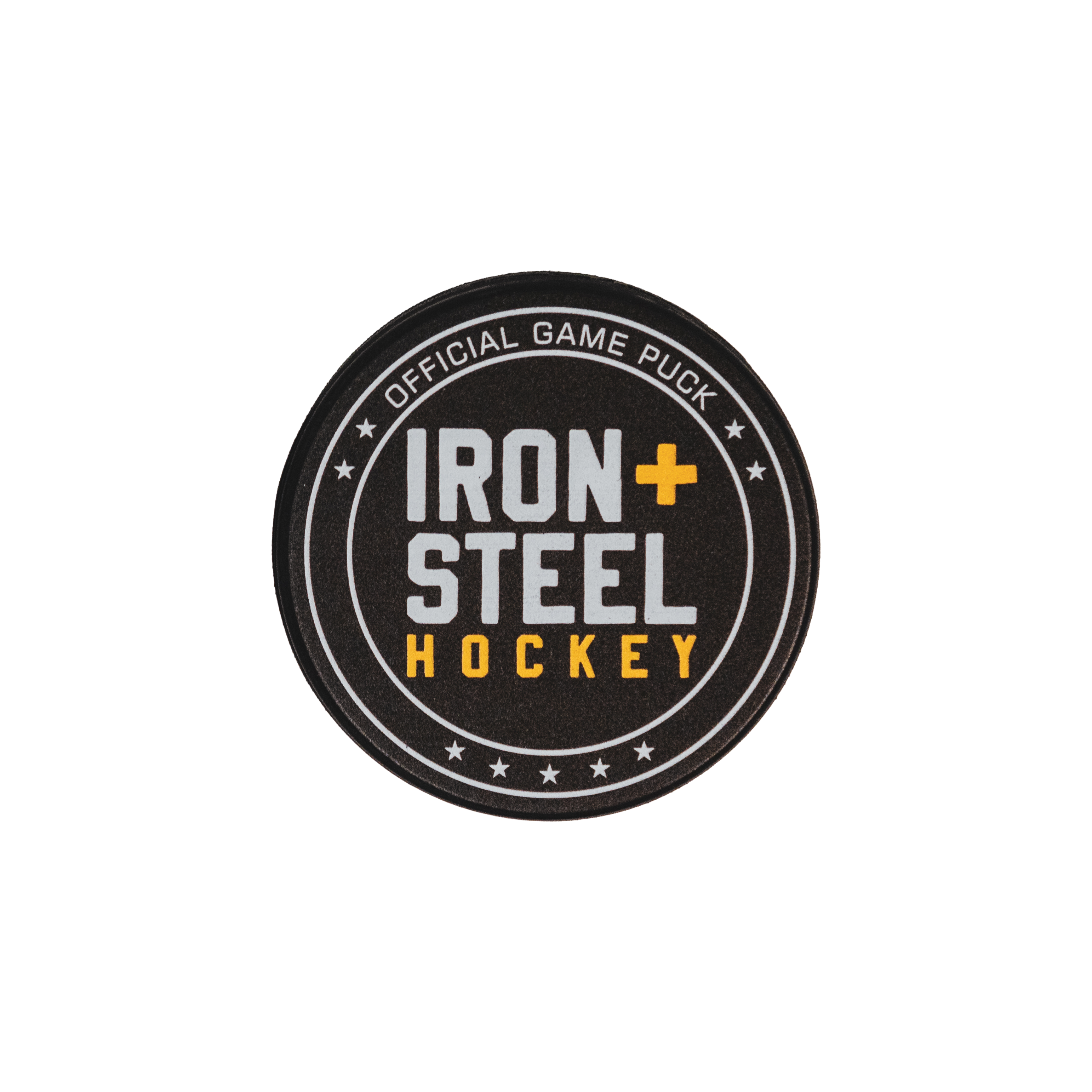 Iron+Steel Hockey Puck