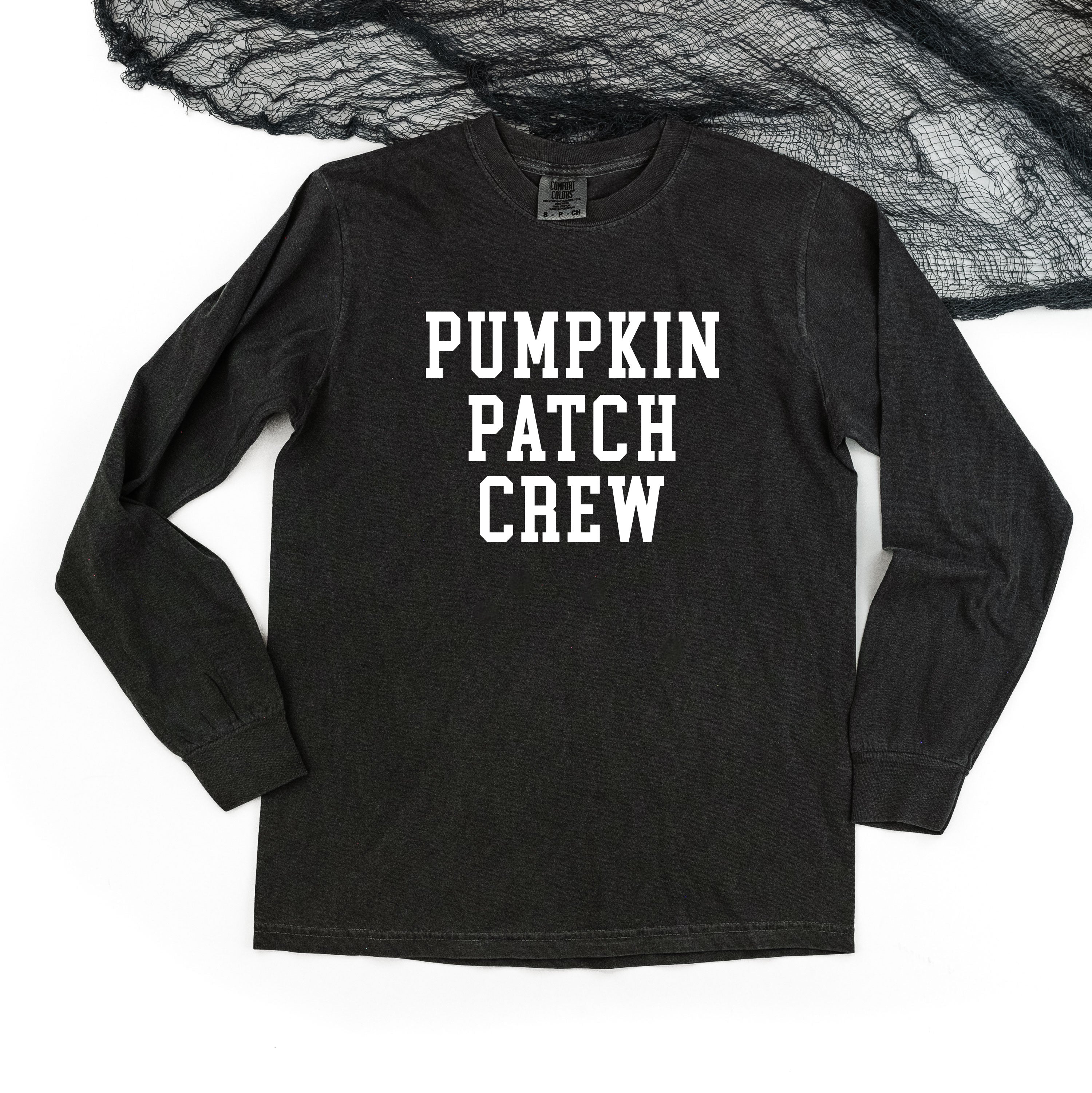 Pumpkin Patch Crew - Long Sleeve Comfort Colors Tee