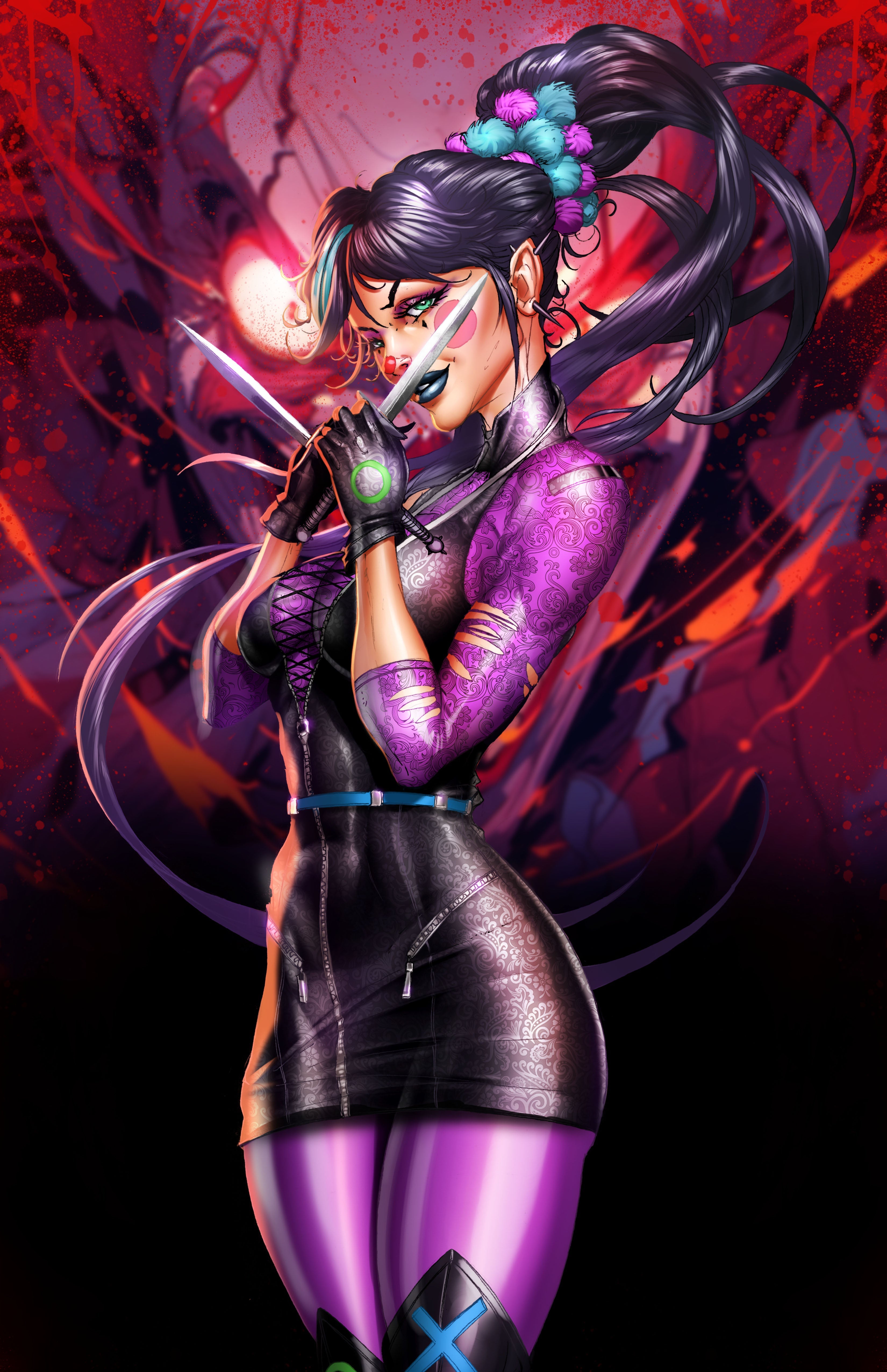 2023 Black Friday Purple Princess Cosplay Metal Comic Variant