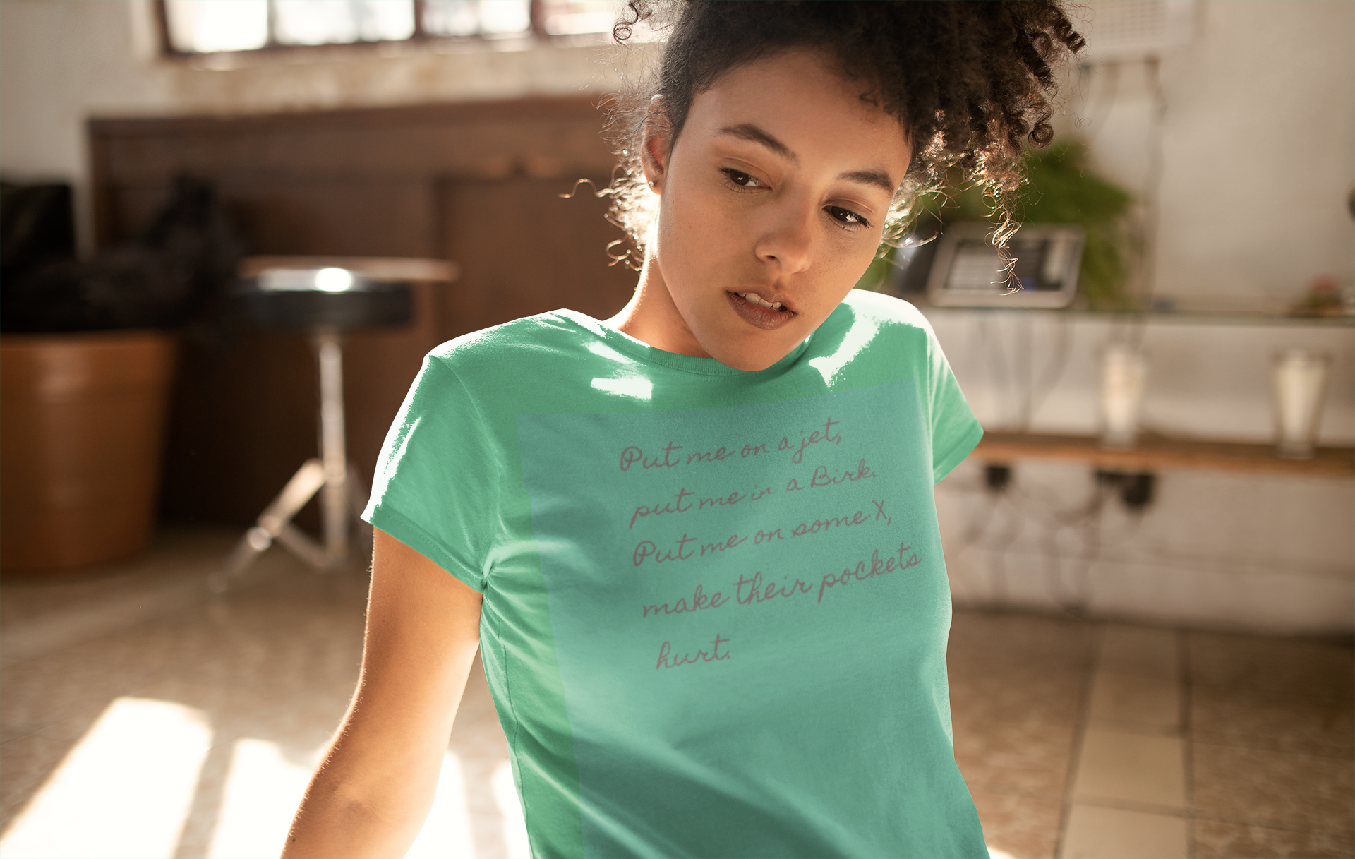 PUT ME ON Women&amp;#39;s Premium Tee